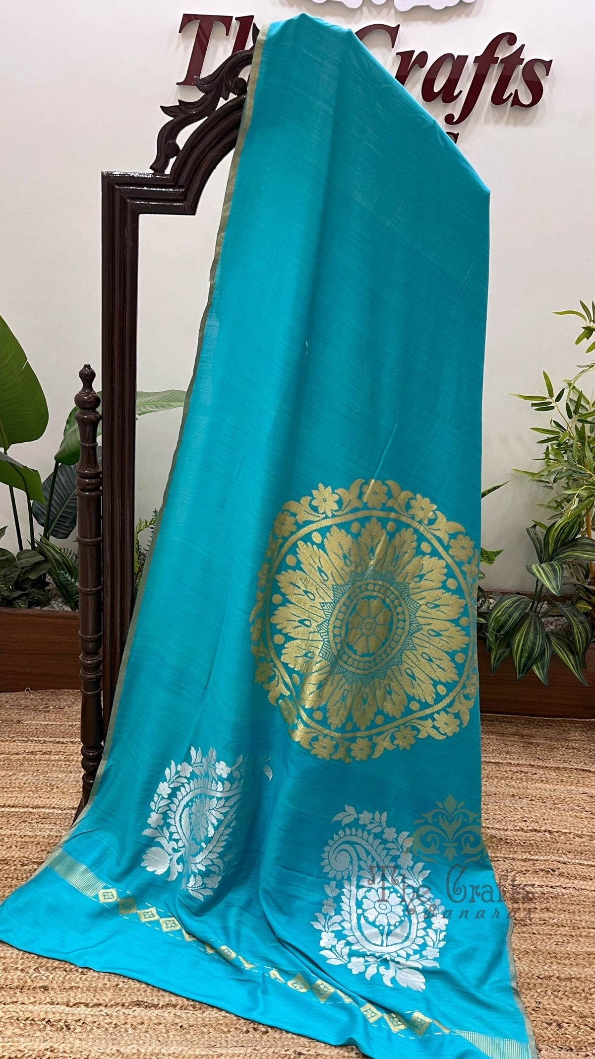 Pure Munga Silk Handloom Banarasi Saree