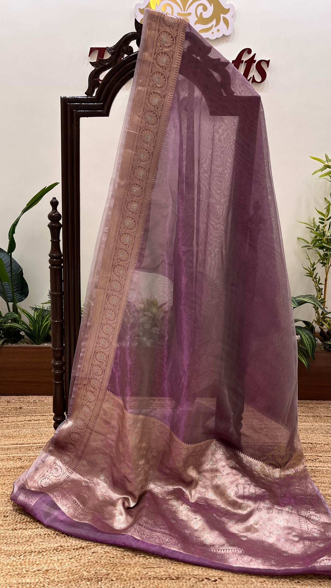 Pure Kora Tissue Silk Banarasi Saree