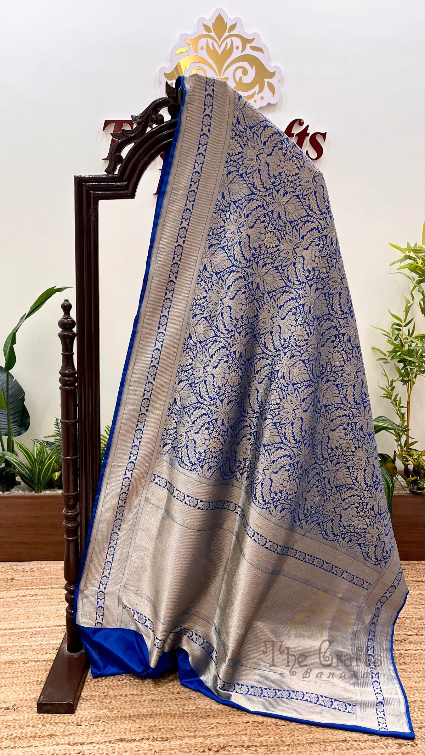 Pure Katan Silk Handloom Banarasi Saree - Tanchui Brocade