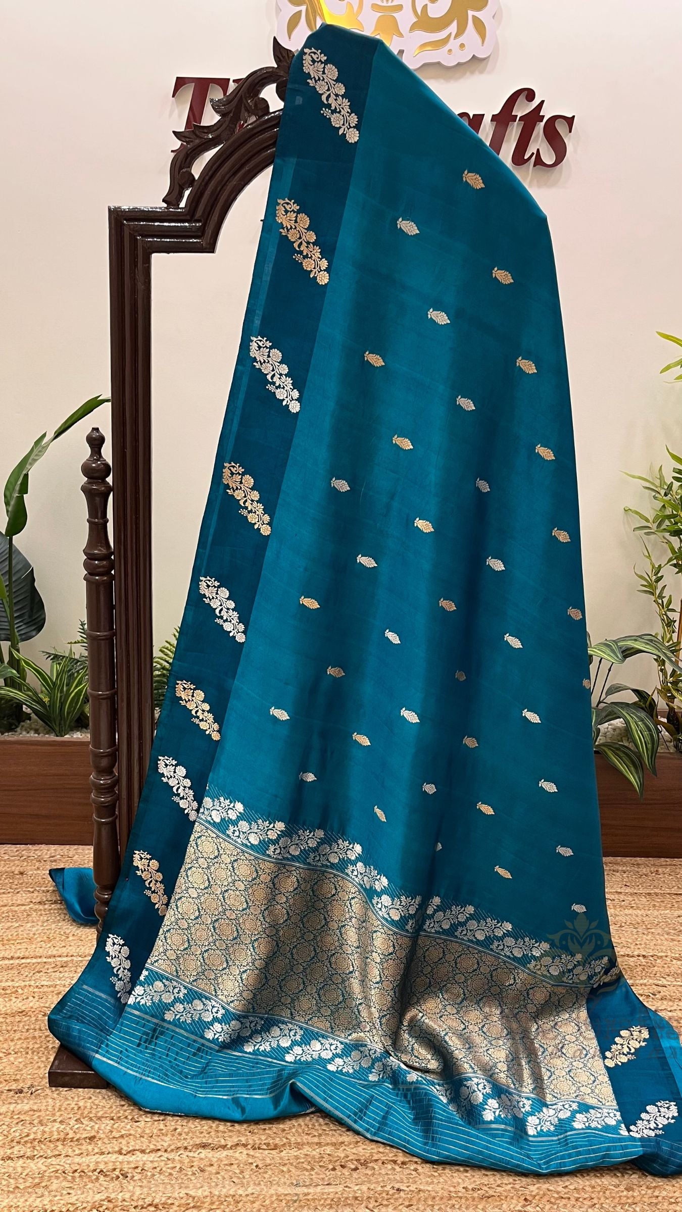 Pure Mango Silk Handloom Banarasi Saree