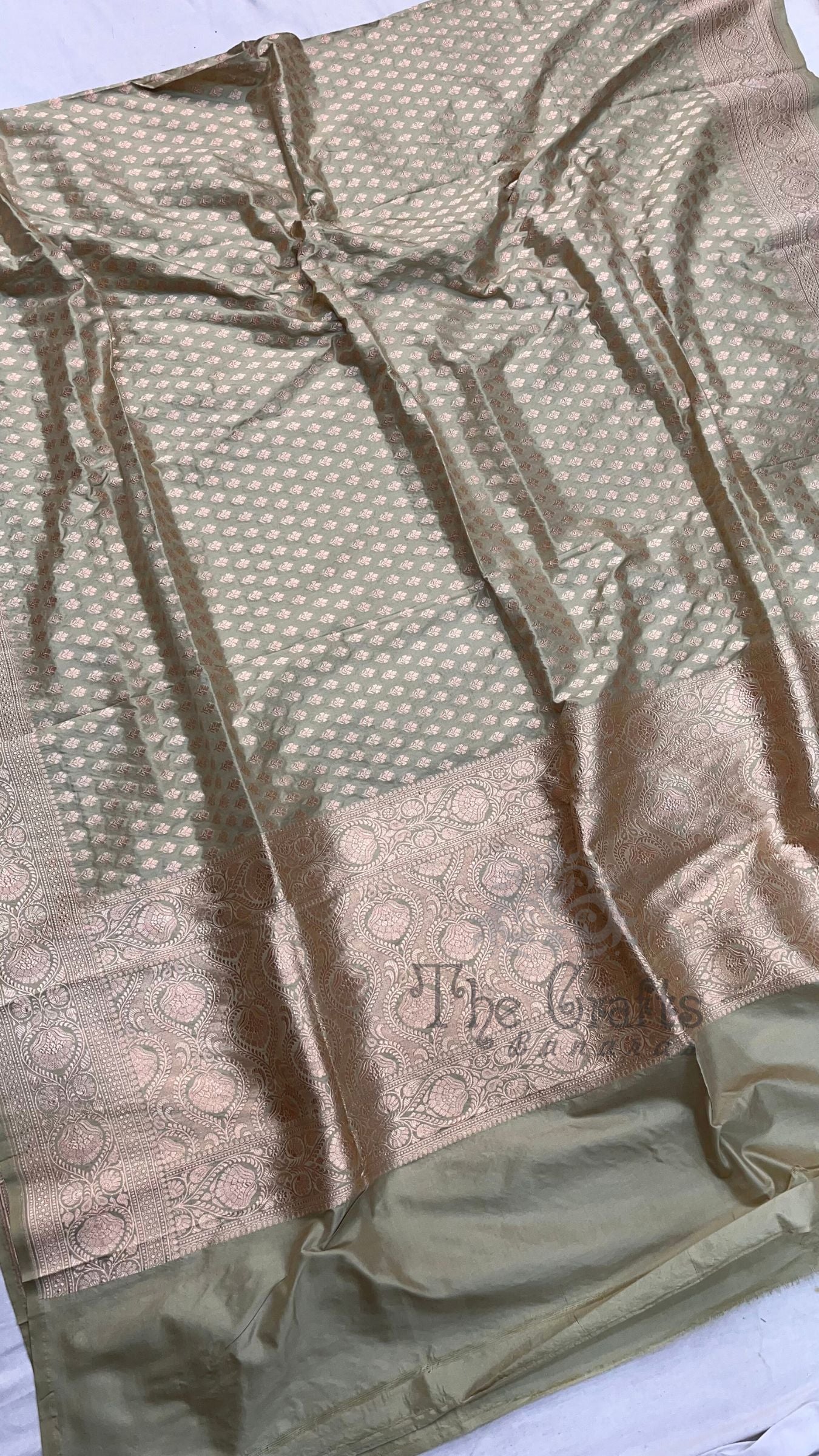 Pure Katan Silk Banarasi Handloom Dupatta