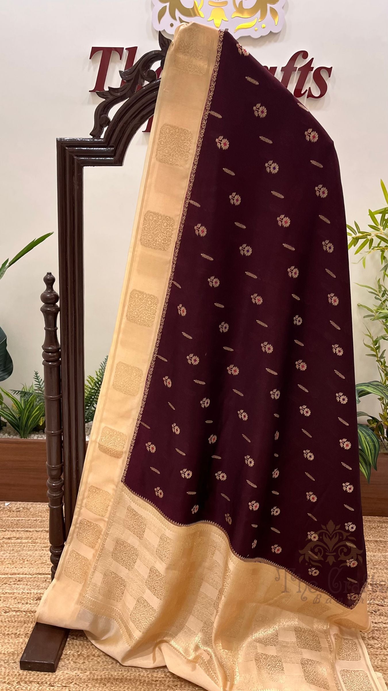 Pure Dupion Silk Banarasi Saree