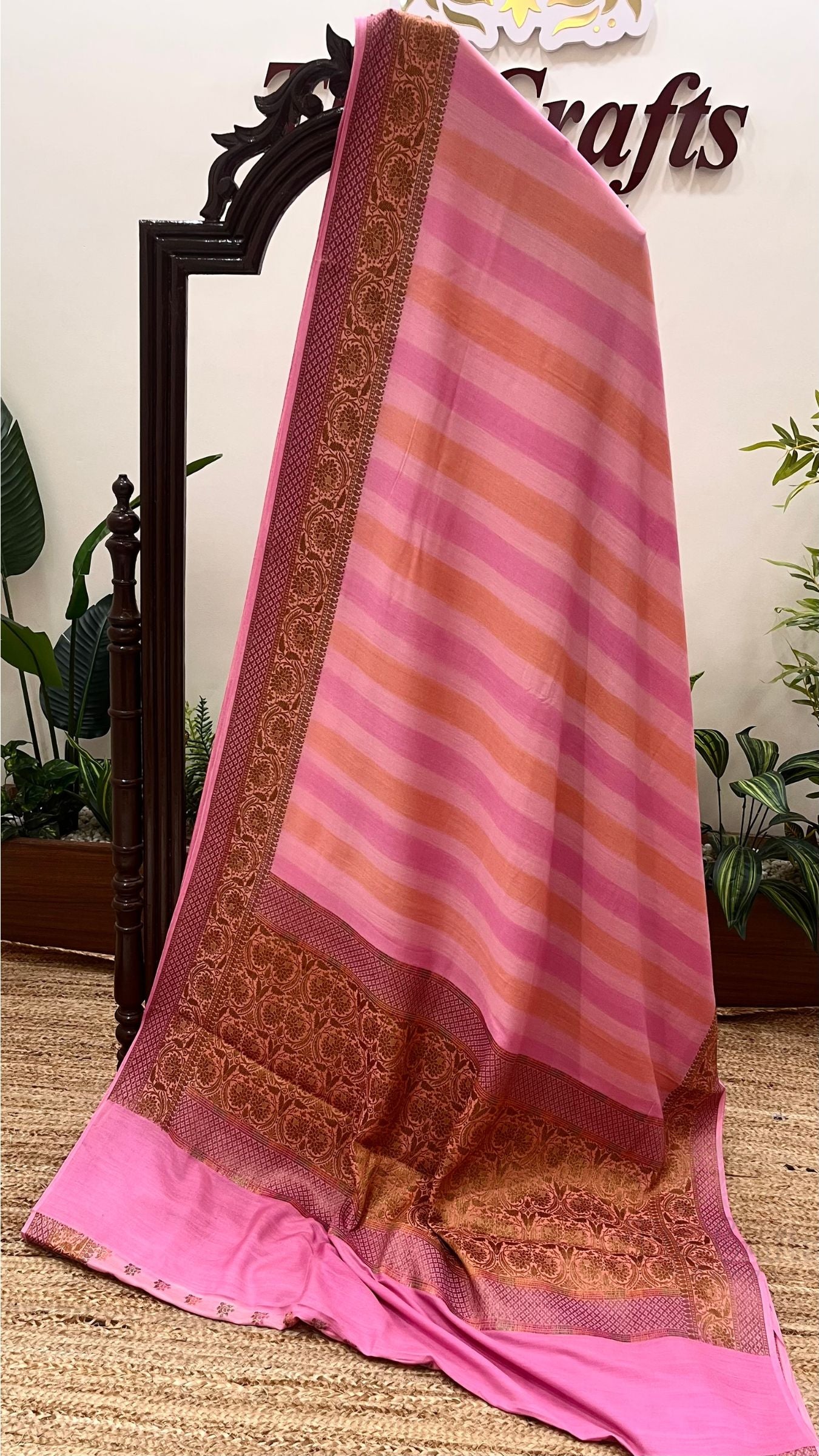 Pure Munga Silk Banarasi Saree