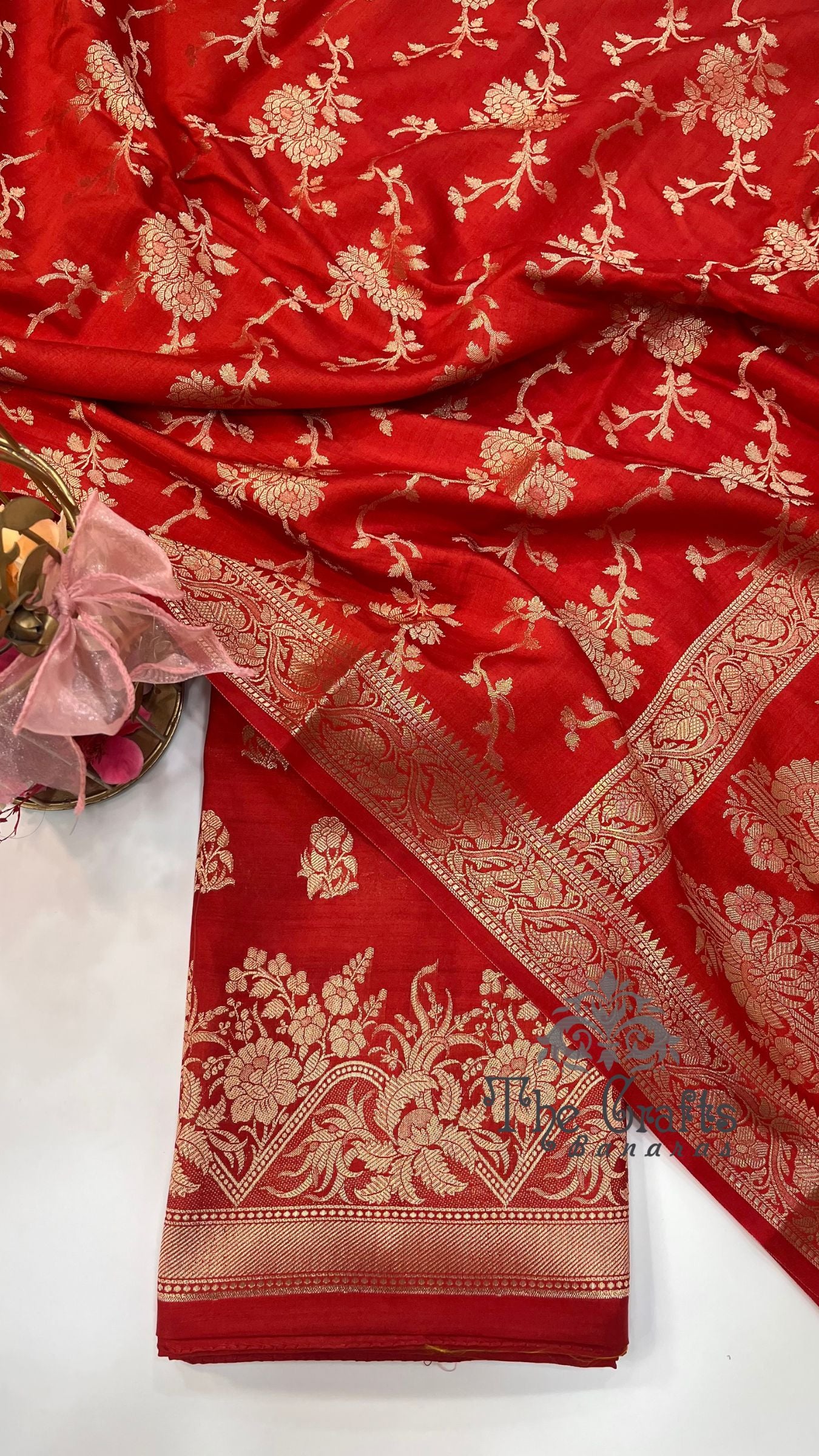 Pure Chiniya Silk Banarasi Dress Material