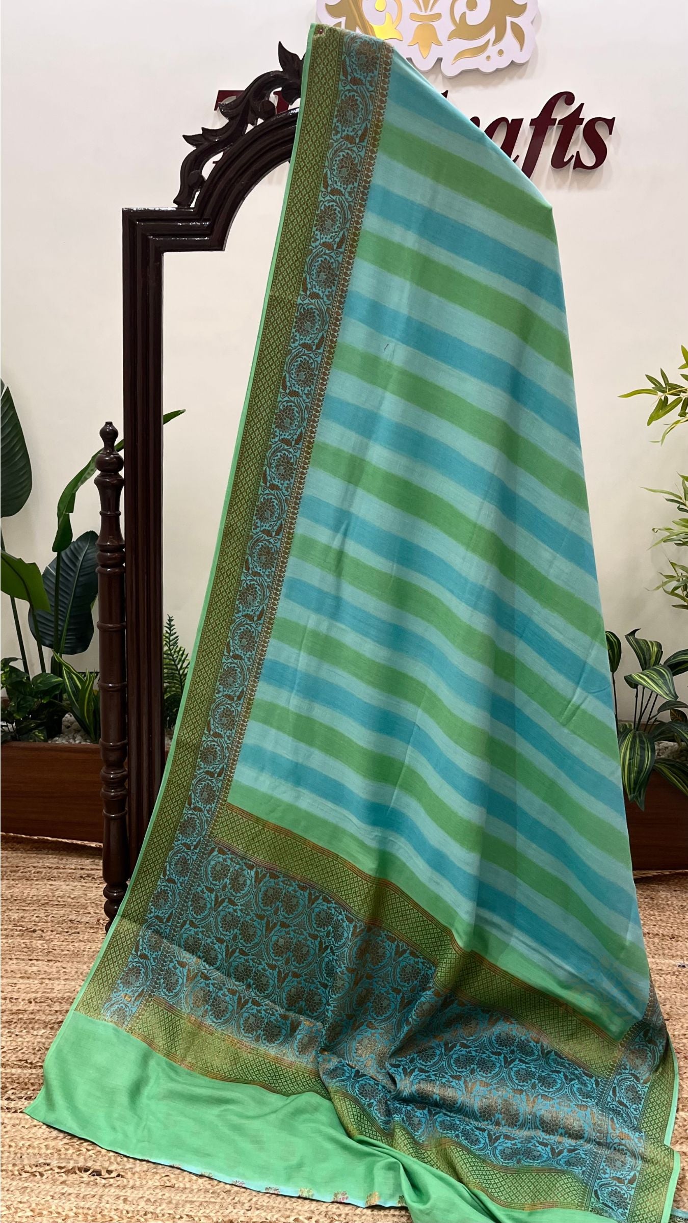 Pure Munga Silk Banarasi Saree