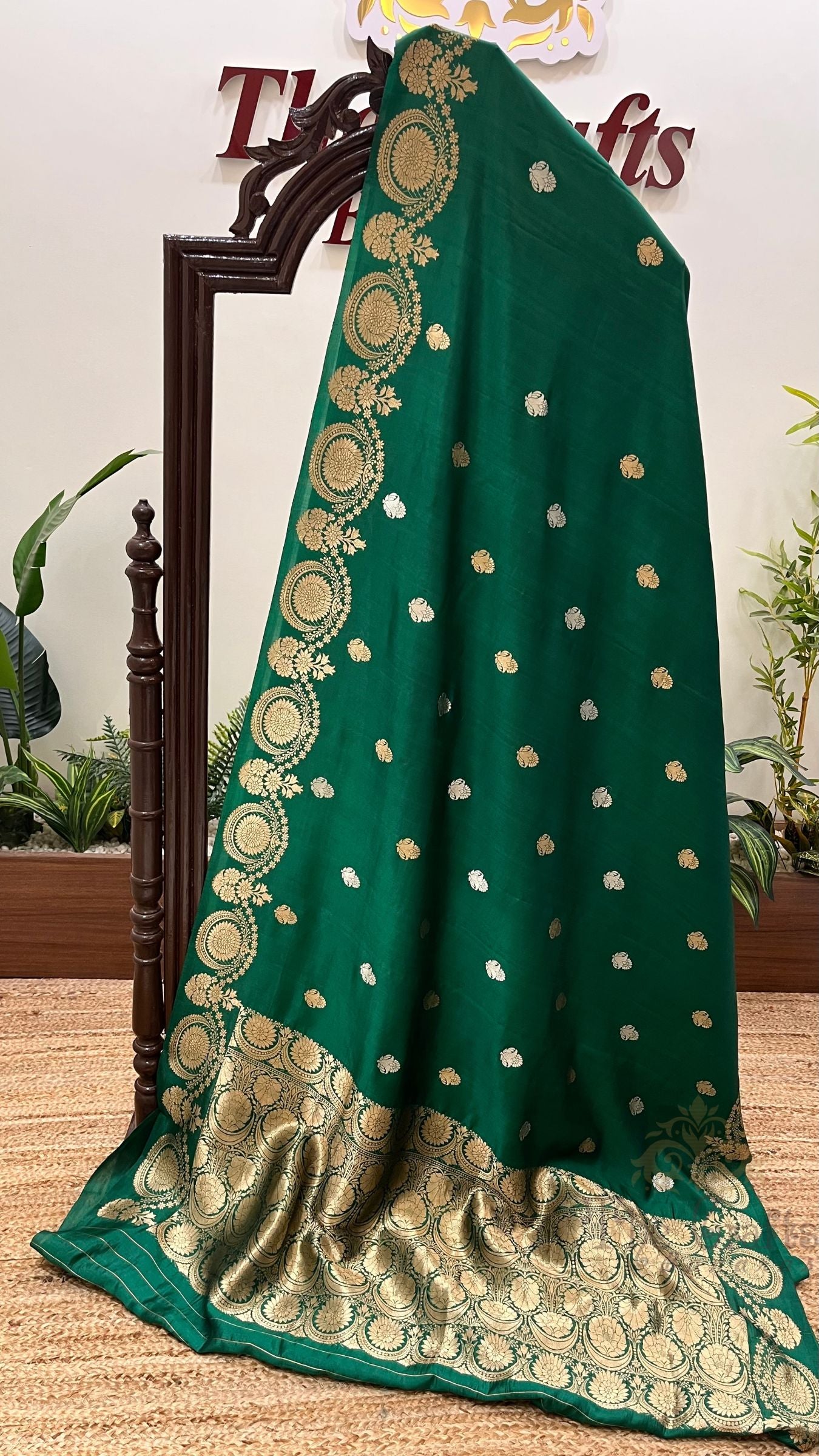 Pure Mango Silk Handloom Banarasi Saree