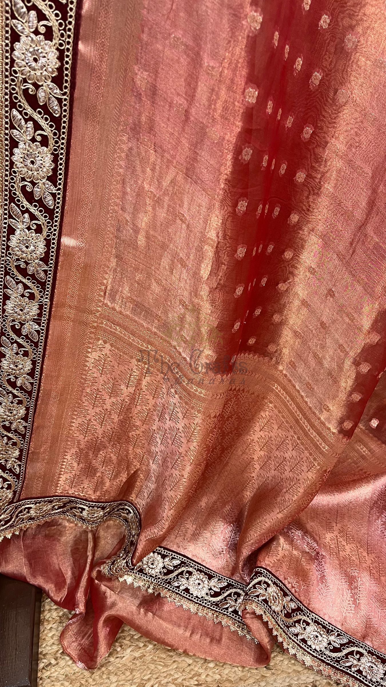 Pure Kora Tissue Silk Banarasi Saree