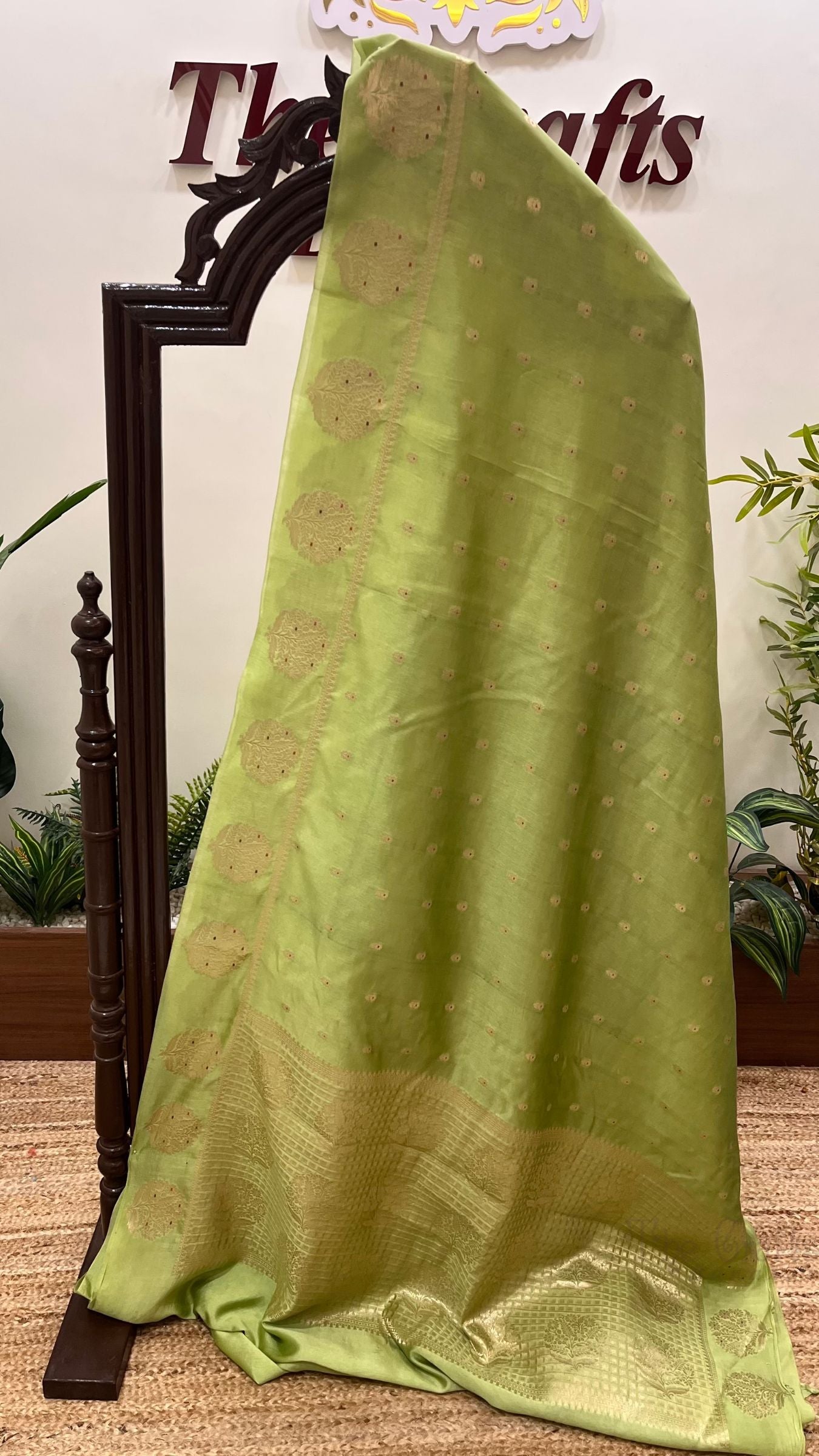 Pure Mango Silk Banarasi Saree