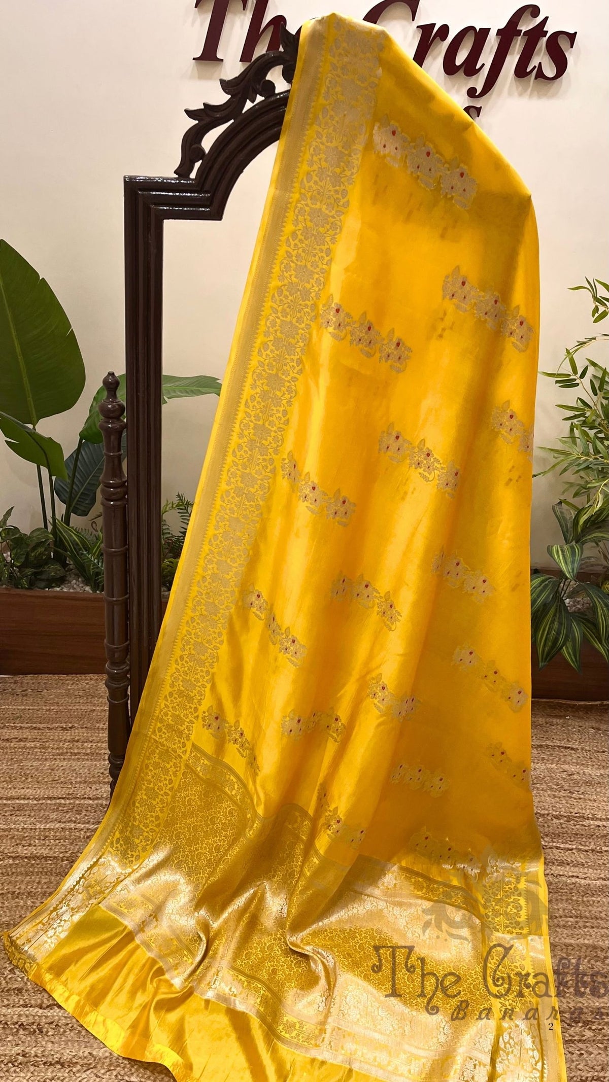 Pure Mango Silk Handloom Banarasi Saree