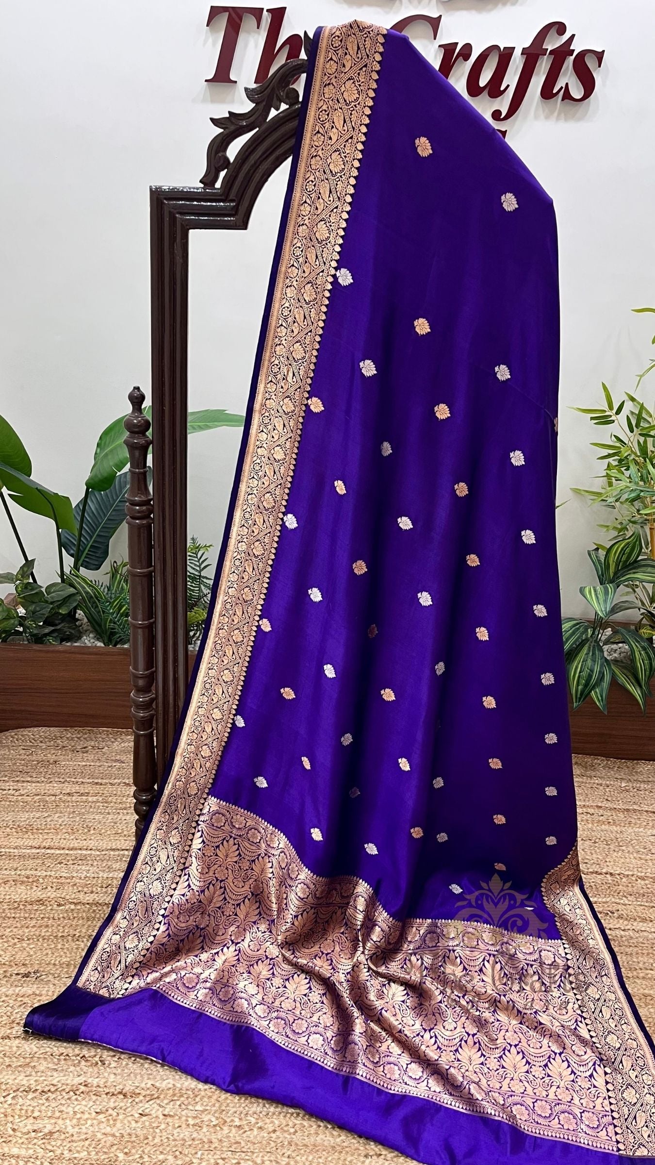 Pure Mango Silk Handloom Banarasi Saree