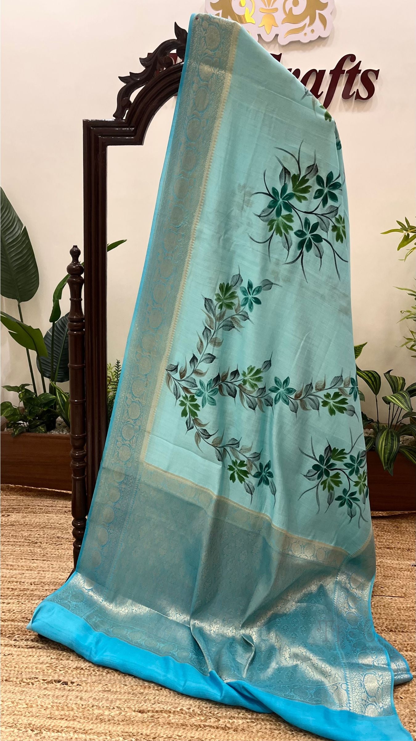 Pure Chiniya Silk Banarasi Saree