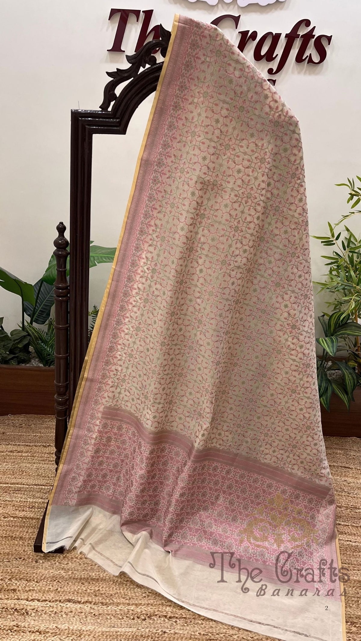 Pure Cotton Patola Reshmi Zari Banarasi Saree