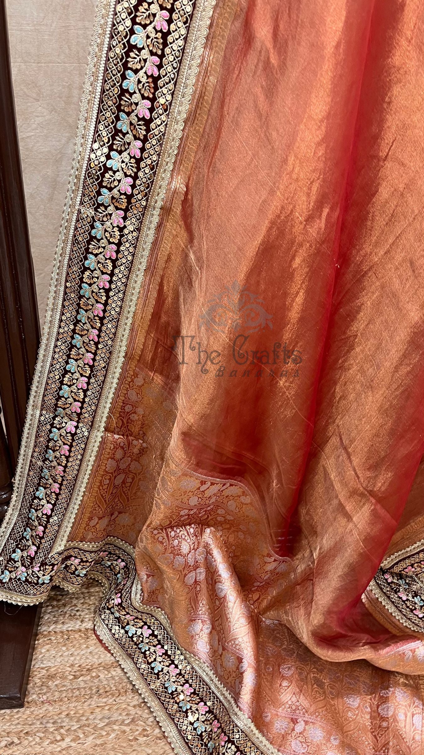 Pure Kora Tissue Silk Banarasi Saree