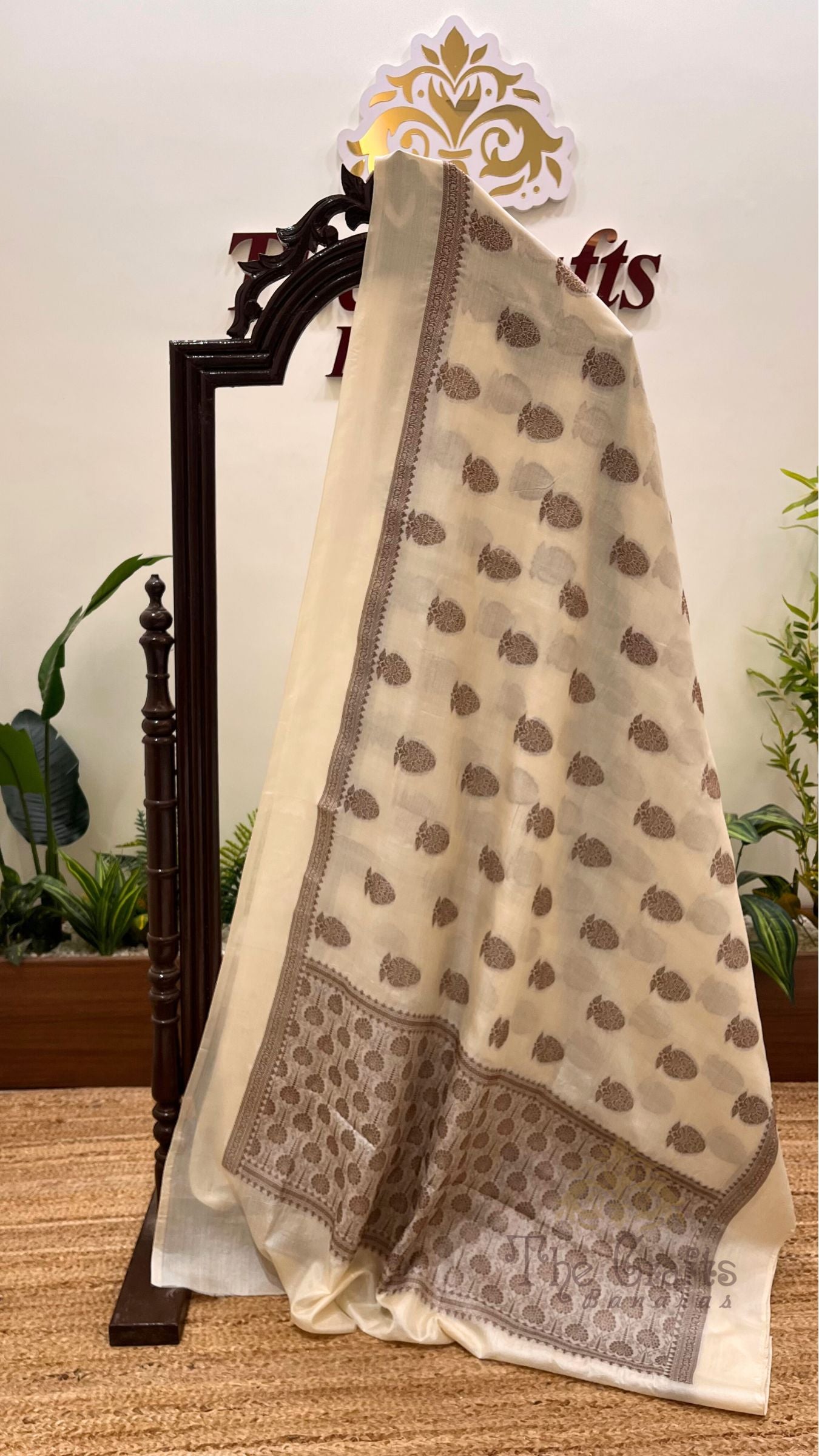 Pure Tussar Silk Banarasi Saree