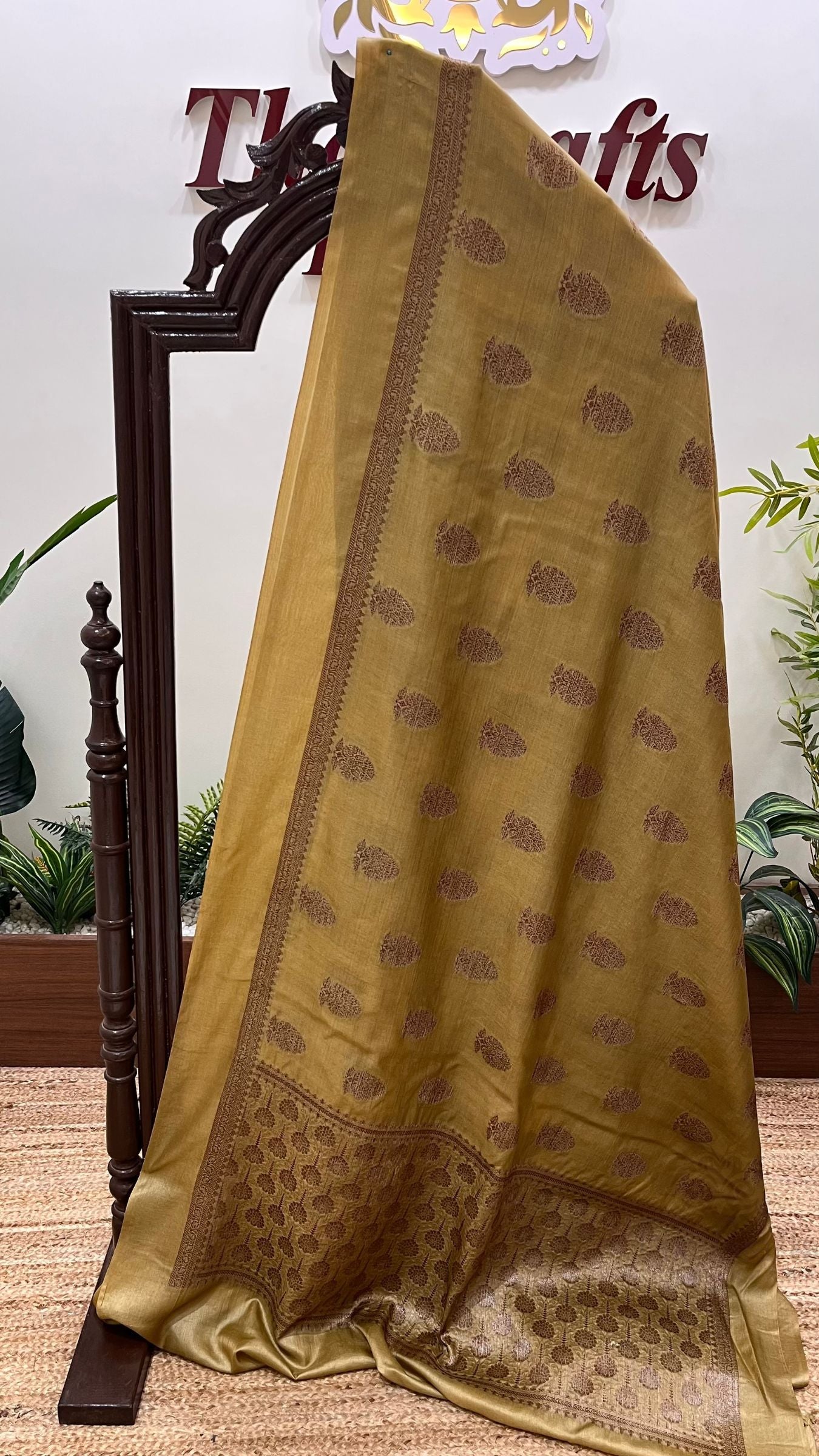 Pure Tussar Silk Banarasi Saree