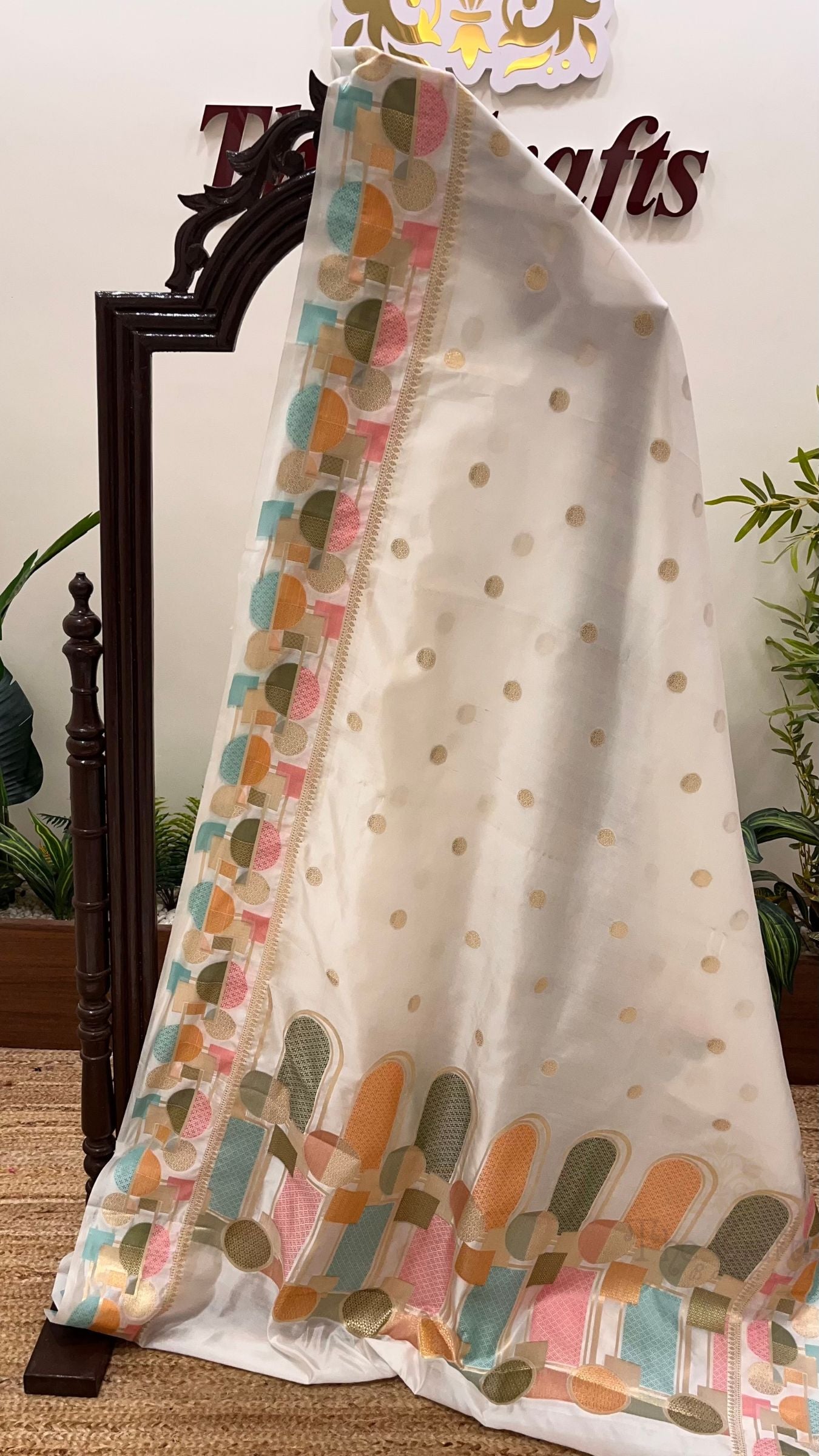 Pure Mango Silk Handloom Banarasi Saree