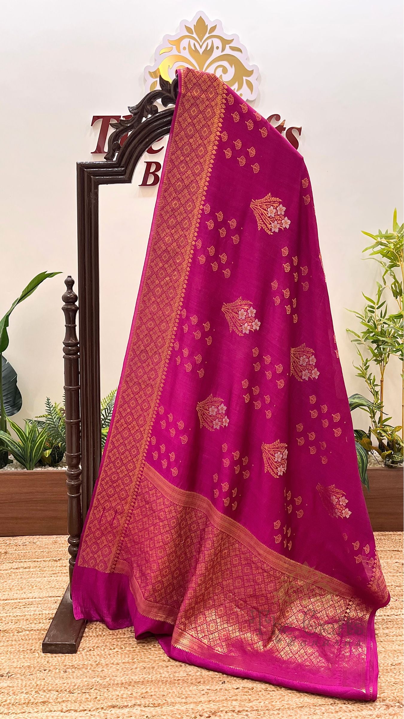 Pure Chiniya Silk Banarasi Saree