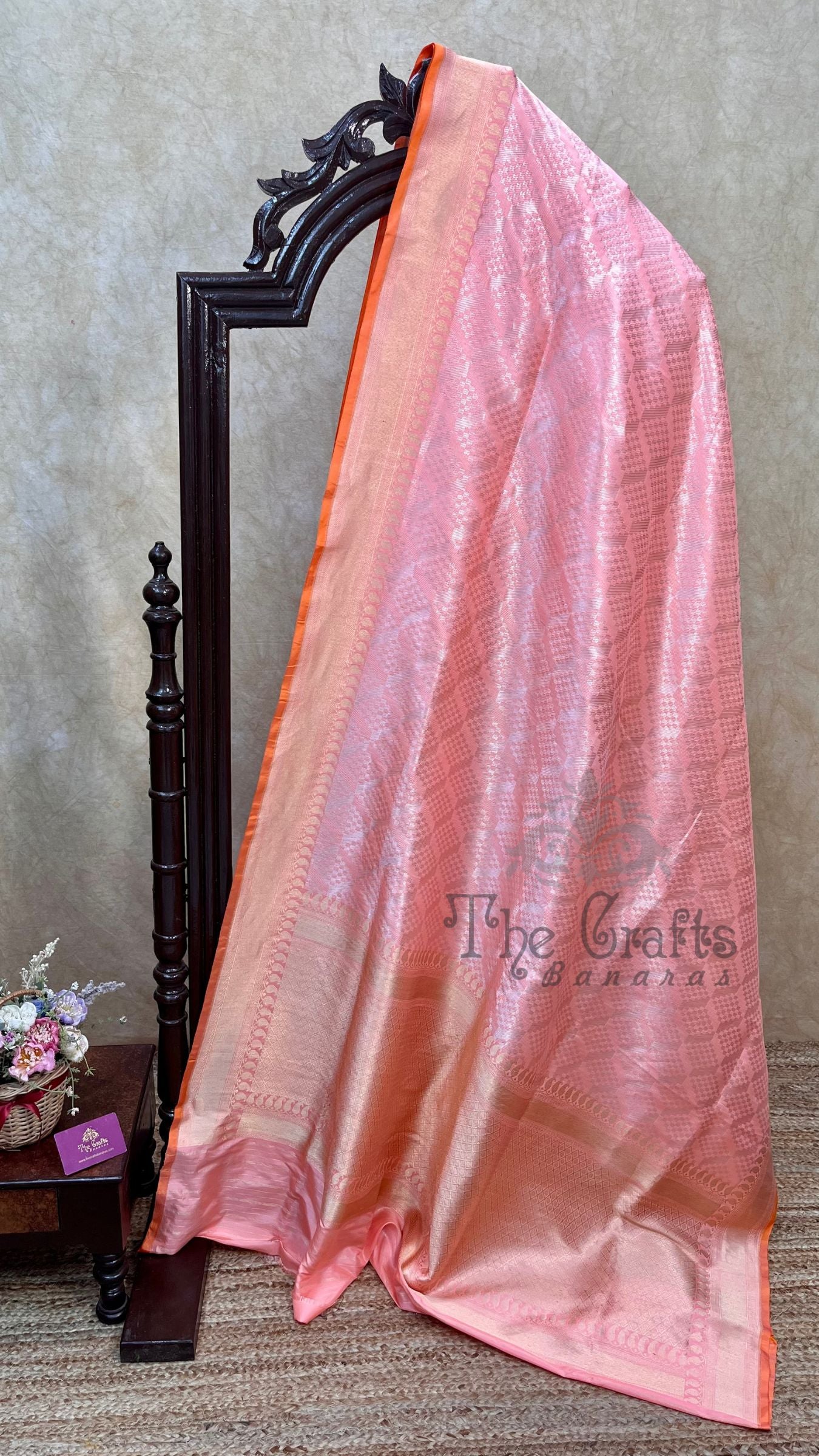 Pure Katan Silk Handloom Banarasi Saree - Kadhua Tanchui Brocade