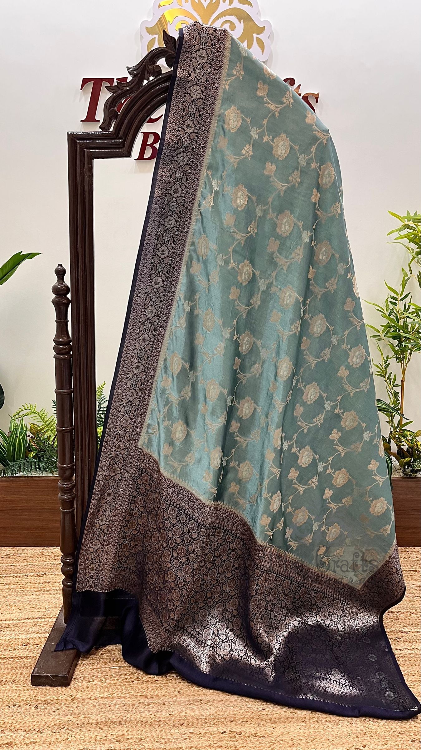 Pure Mango Silk Banarasi Saree