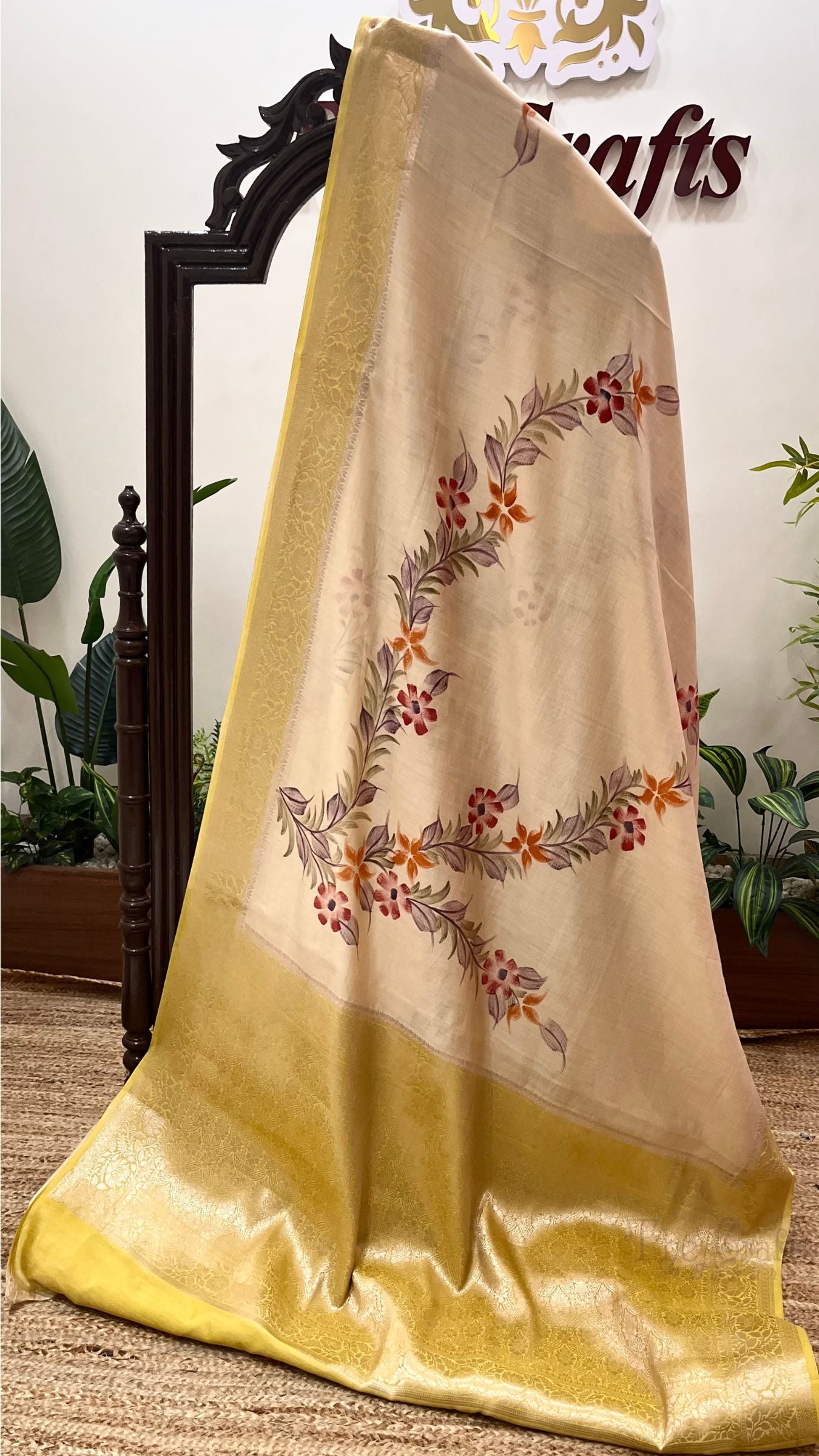 Pure Chiniya Silk Banarasi Saree