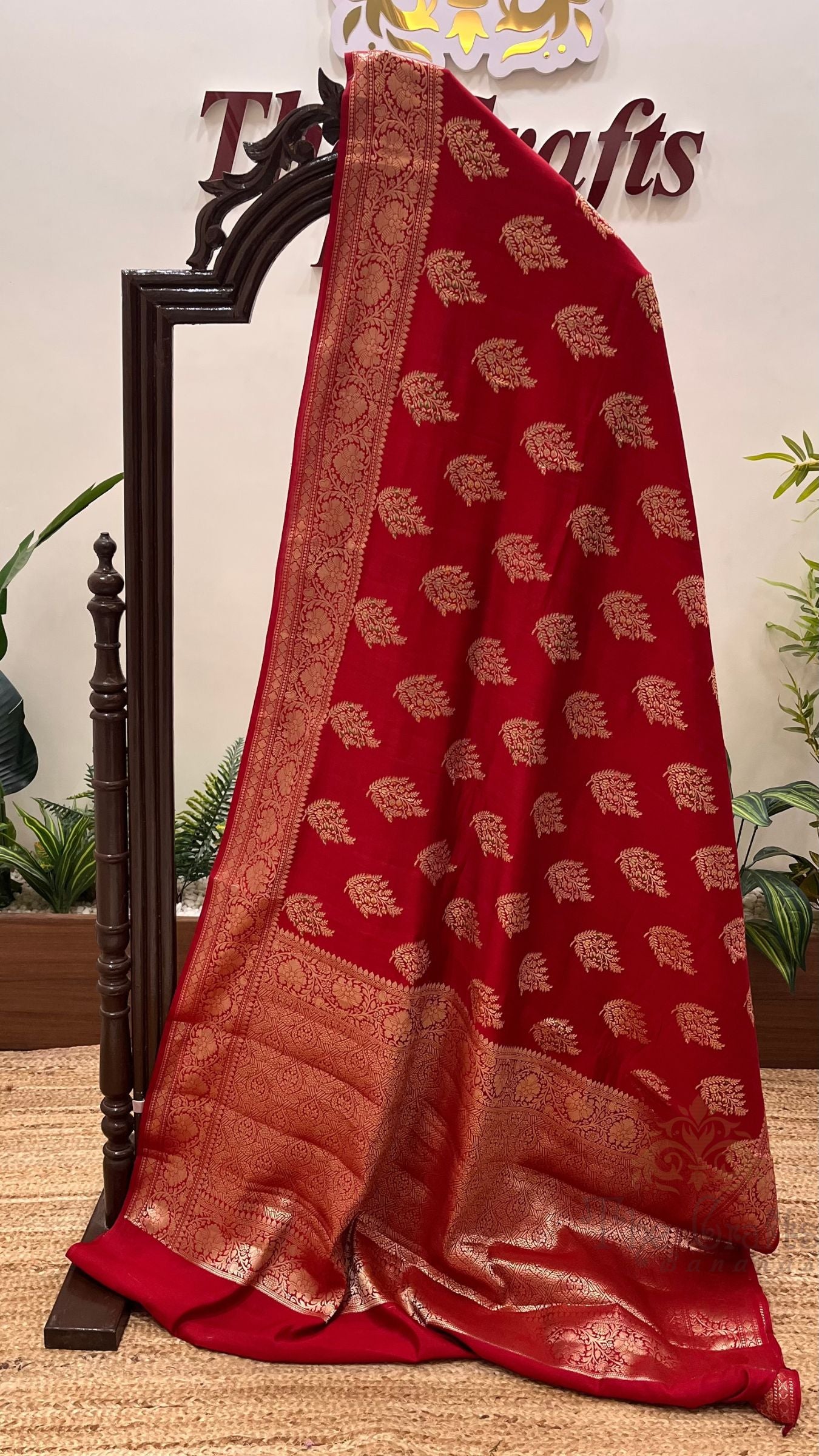 Pure Chiniya Silk Banarasi Saree