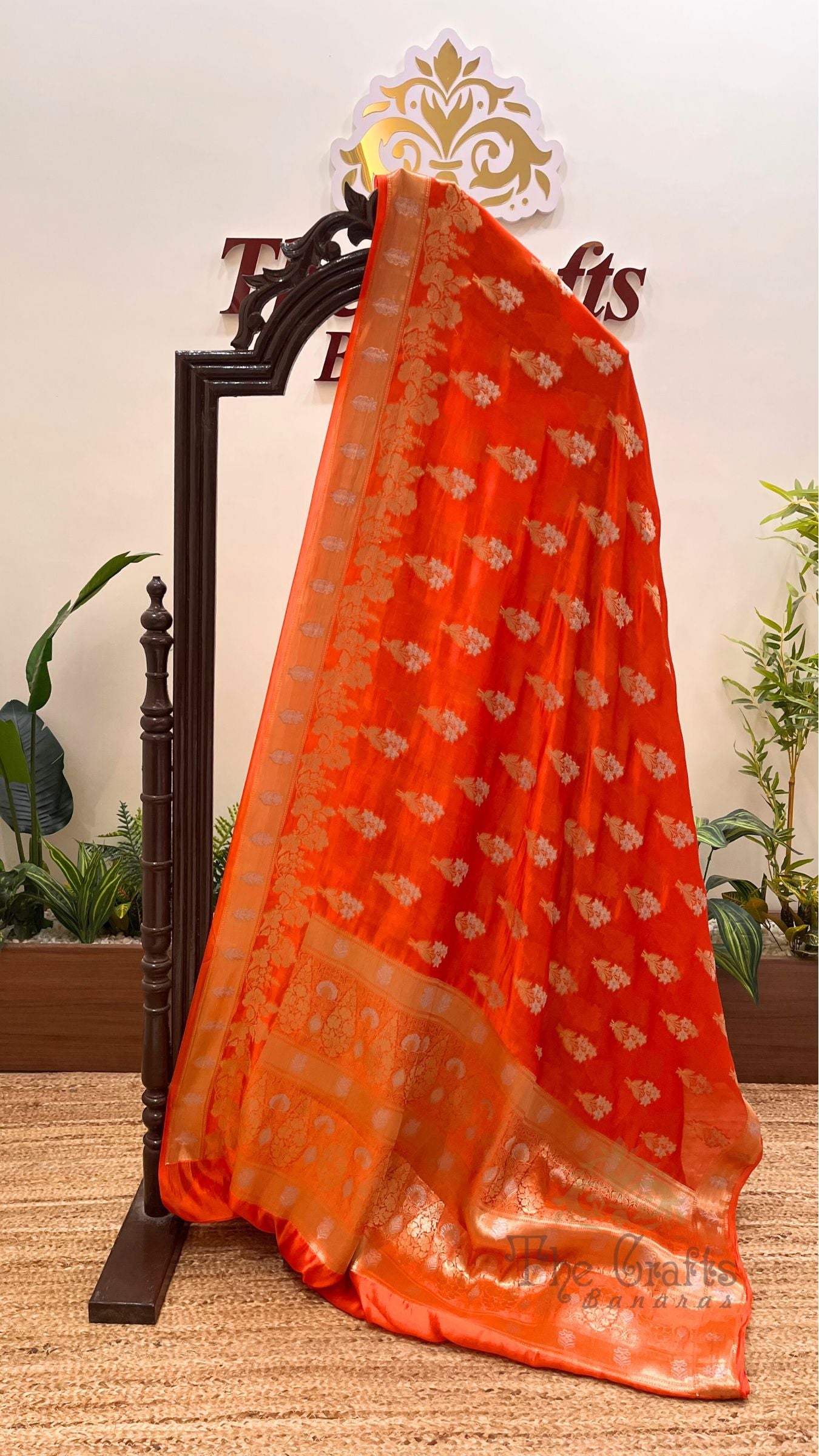 Pure Mango Silk Banarasi Saree