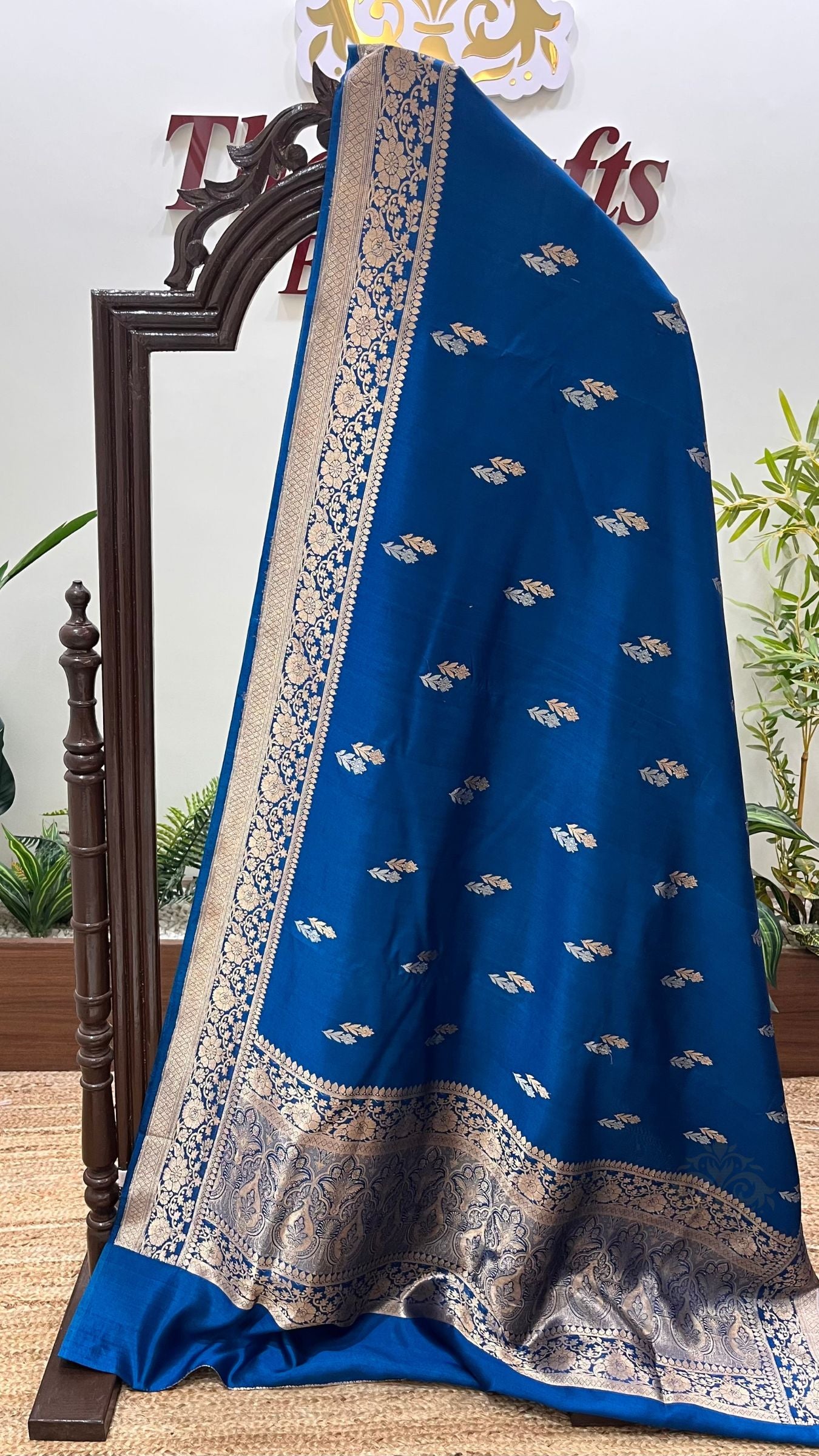 Pure Mango Silk Handloom Banarasi Saree