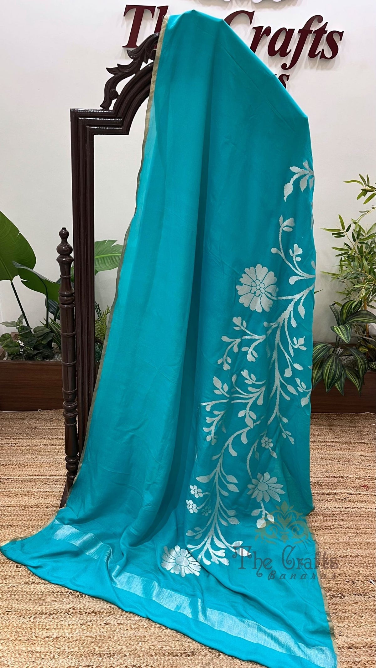 Pure Munga Silk Handloom Banarasi Saree
