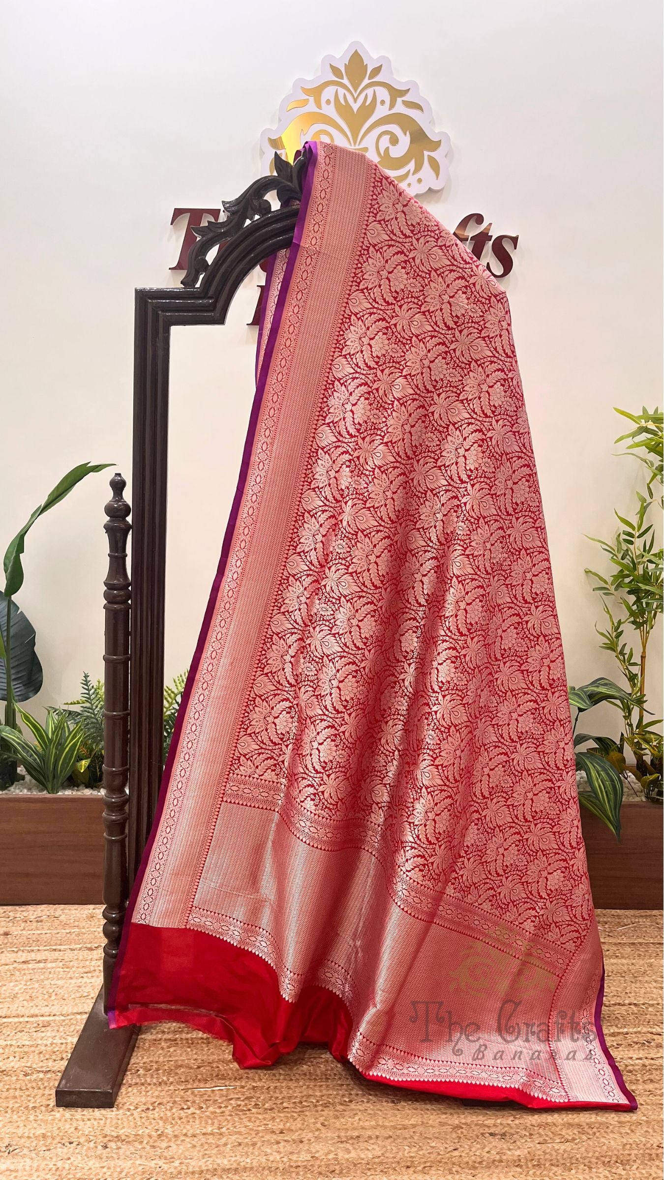 Pure Katan Silk Handloom Banarasi Saree - Tanchui Brocade