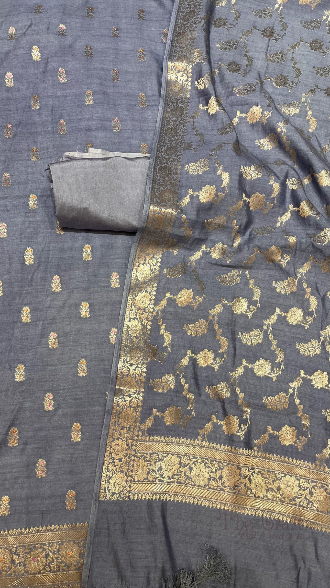 Pure Chiniya Silk Banarasi Dress Material