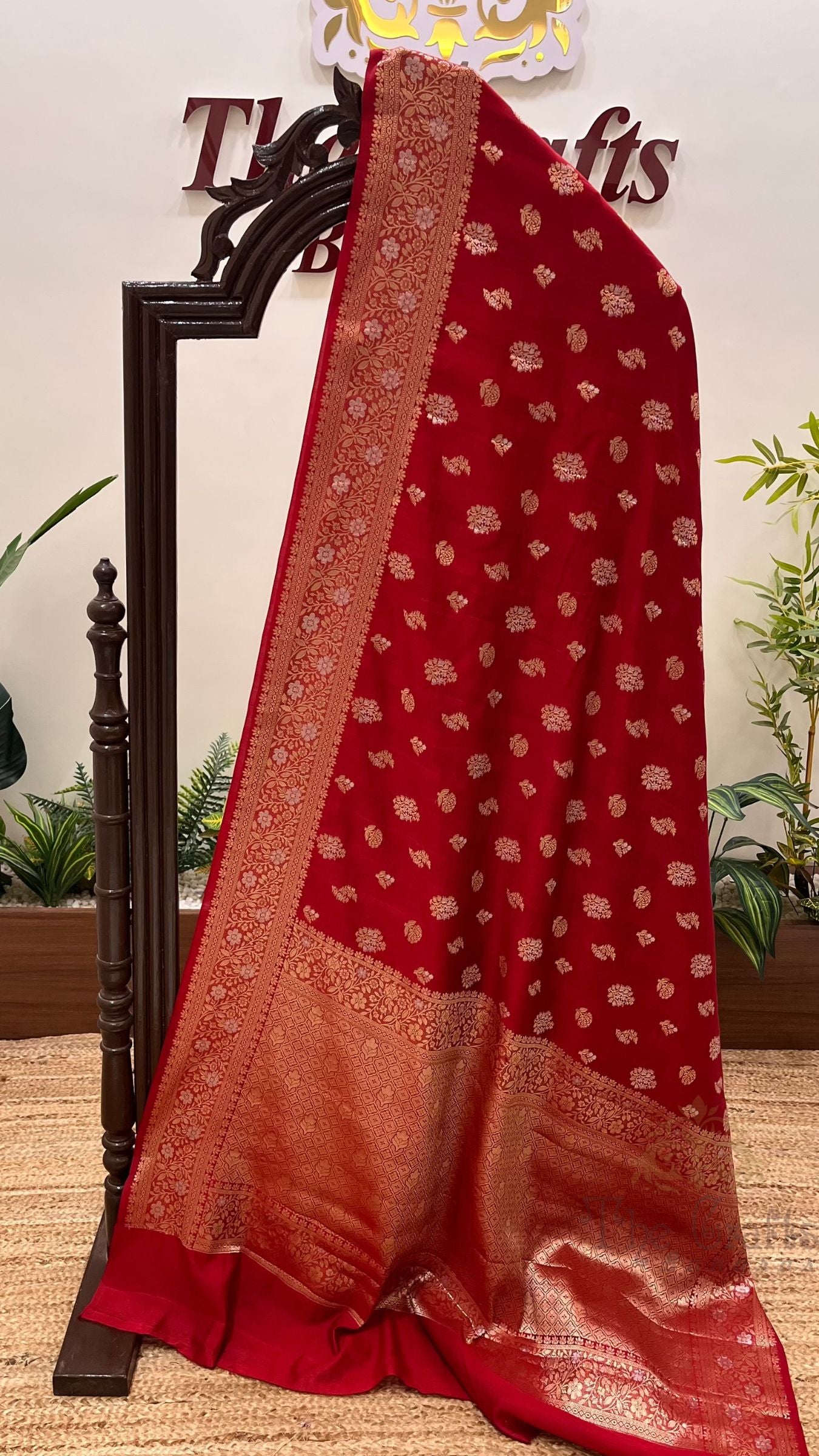 Pure Chiniya Silk Banarasi Saree
