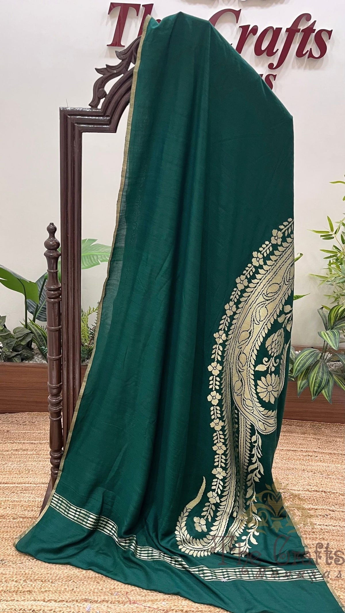 Pure Munga Silk Handloom Banarasi Saree