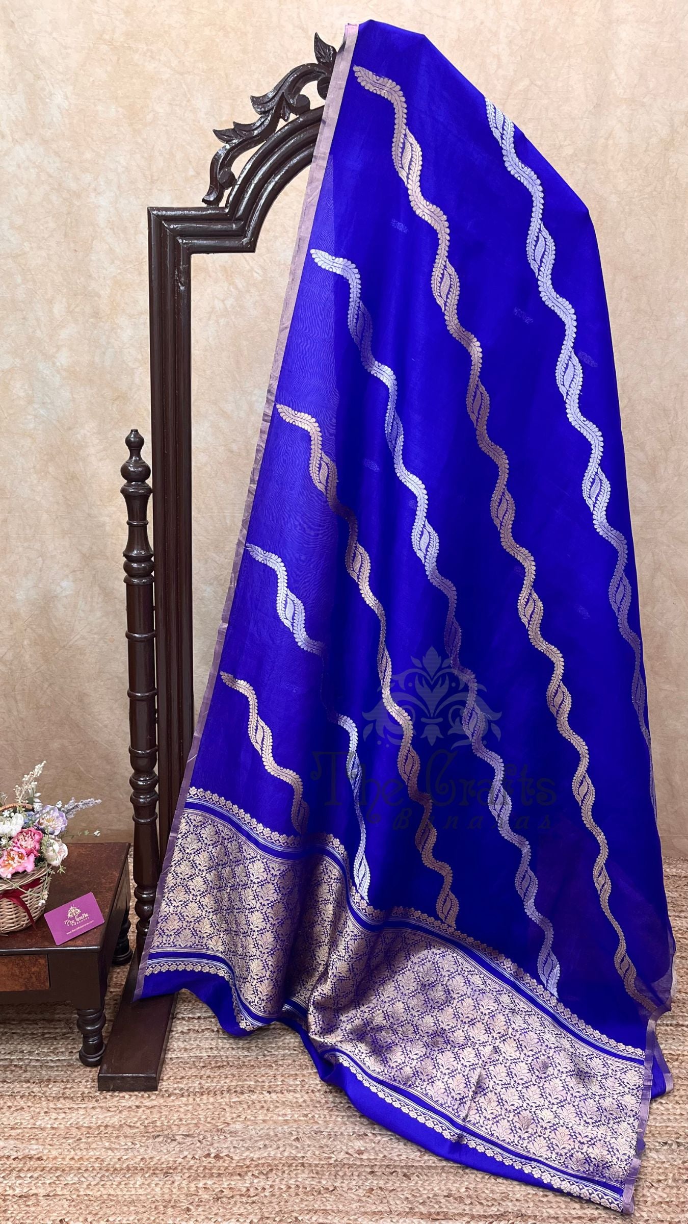 Pure Kora Silk Handloom Banarasi Saree