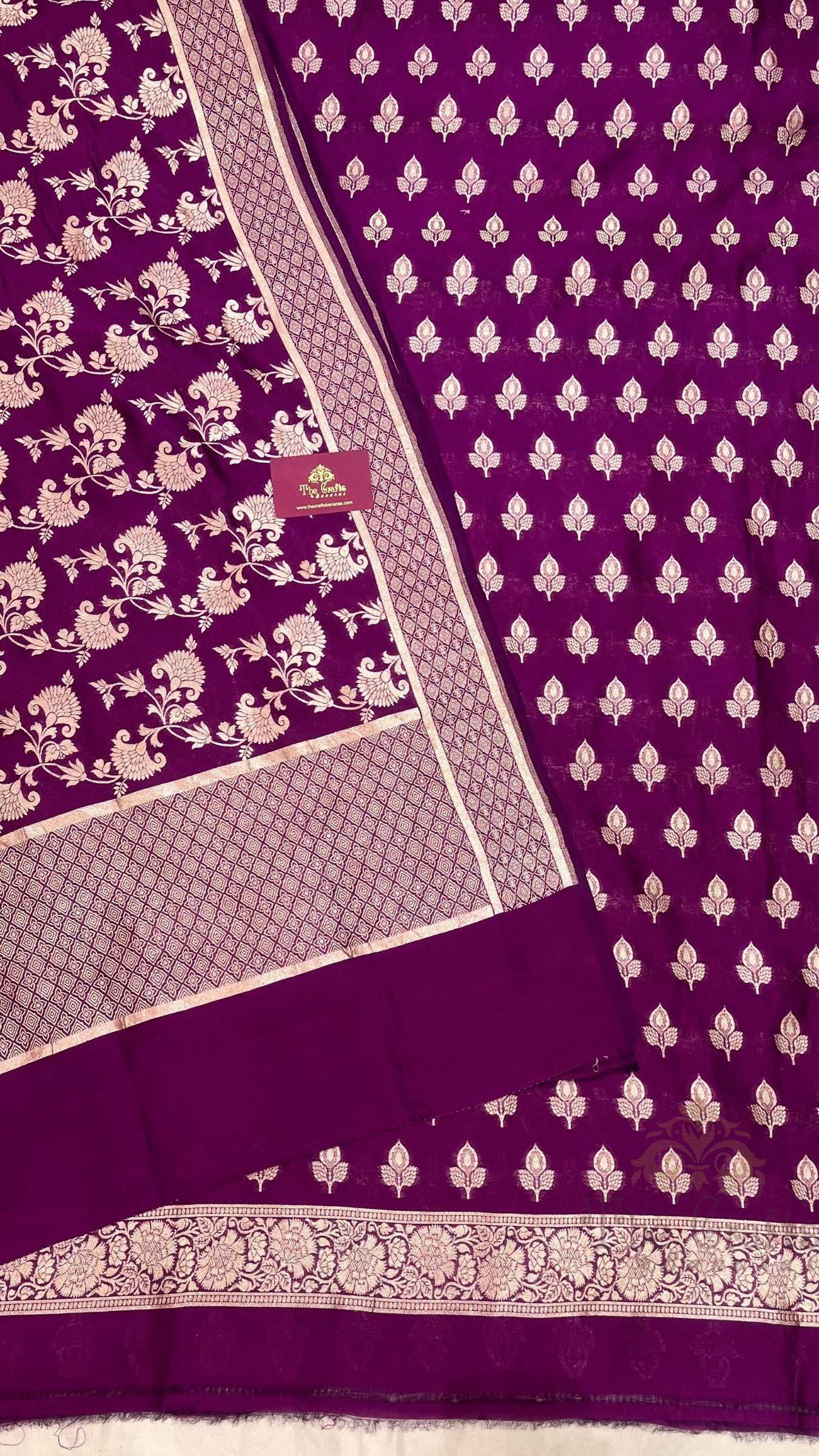 Pure Chiniya Silk Banarasi Dress Material