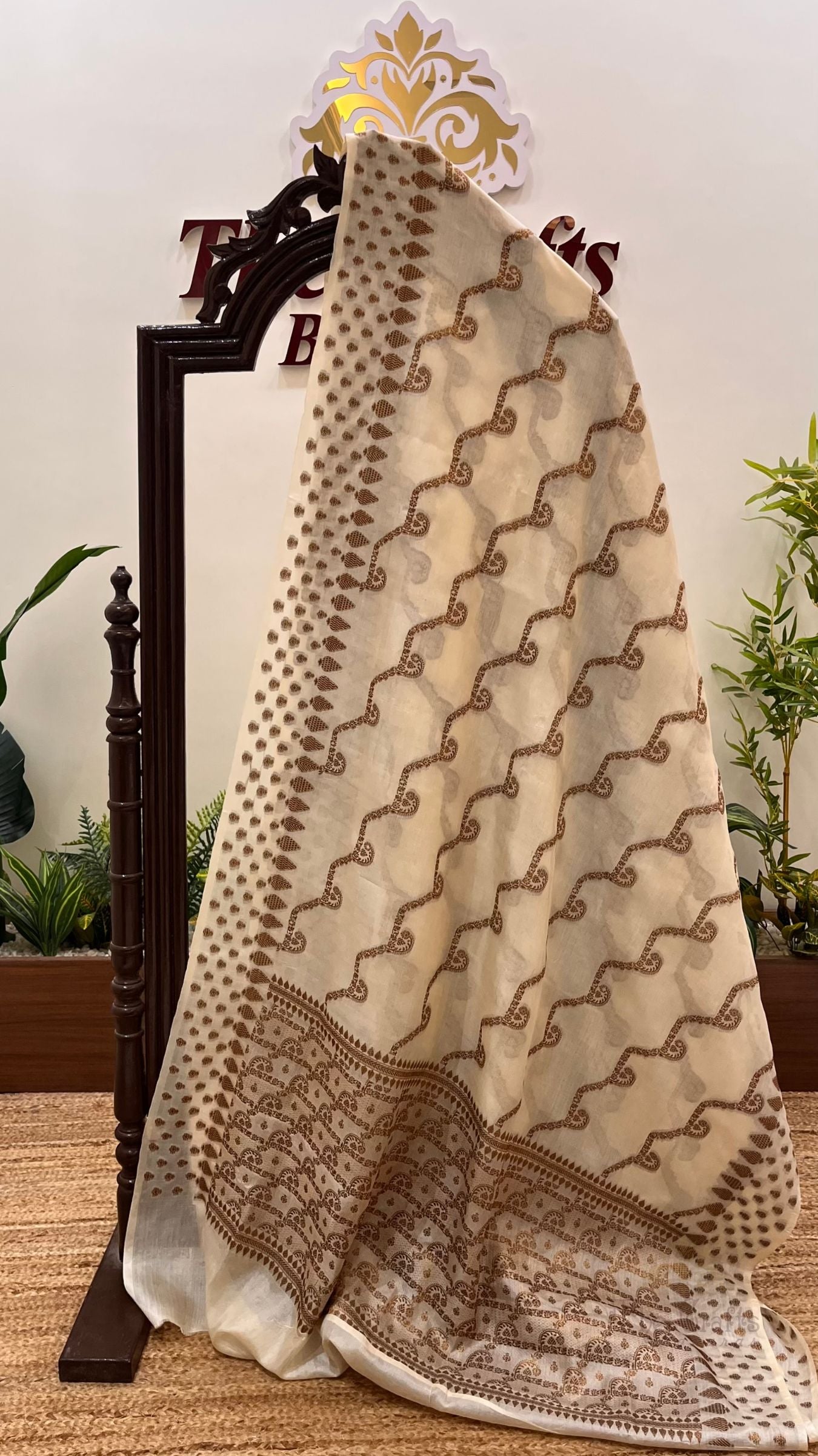 Pure Tussar Silk Banarasi Saree