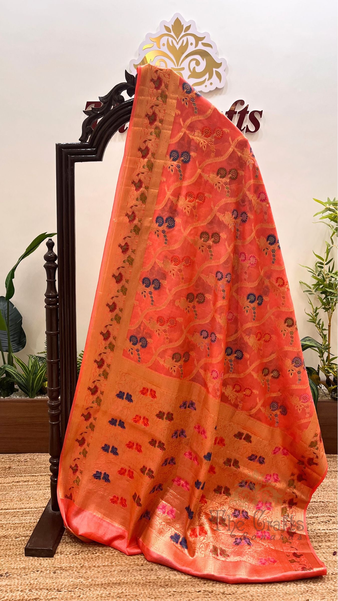 Pure Tussar Silk Banarasi Saree