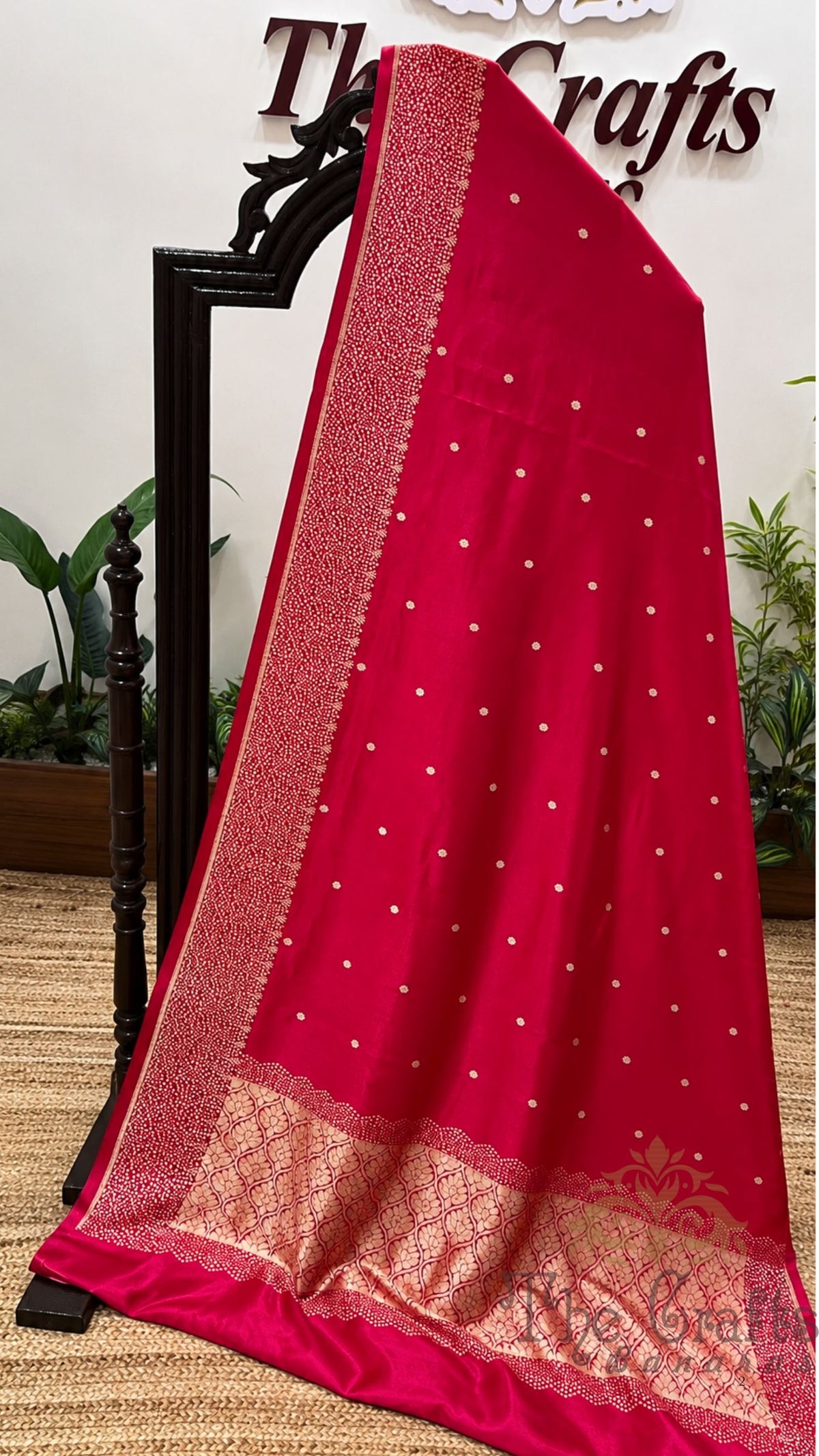 Pure Mango Silk Handloom Banarasi Saree