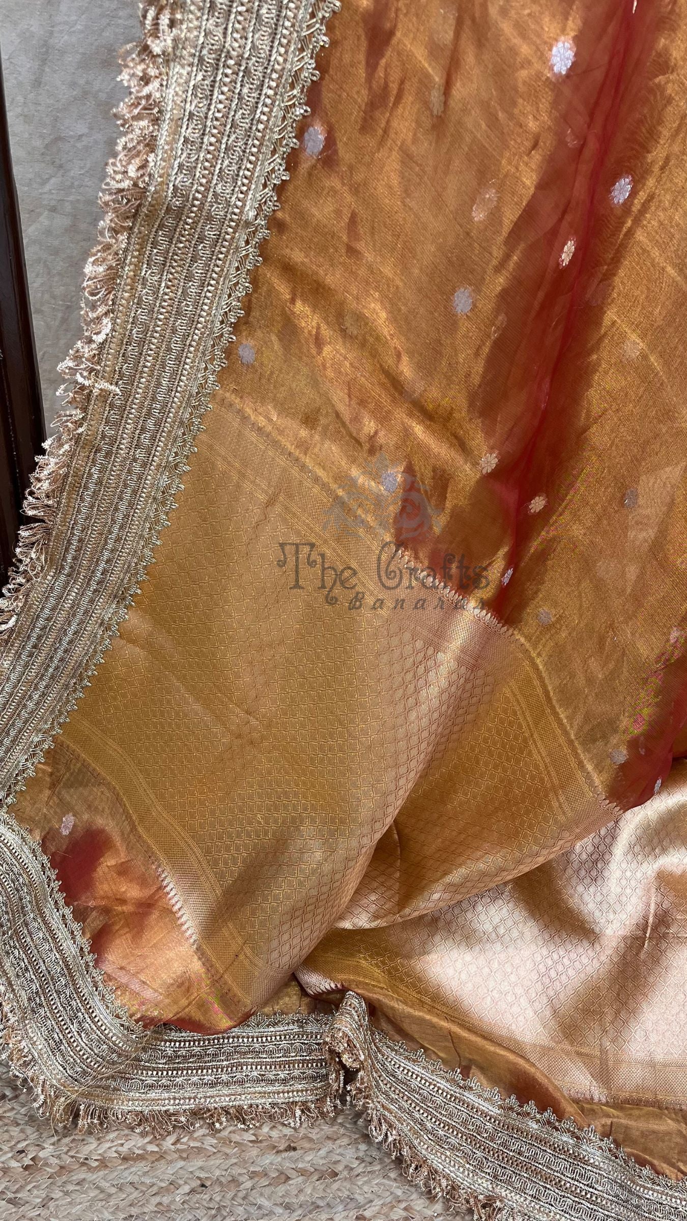 Pure Kora Tissue Silk Banarasi Saree