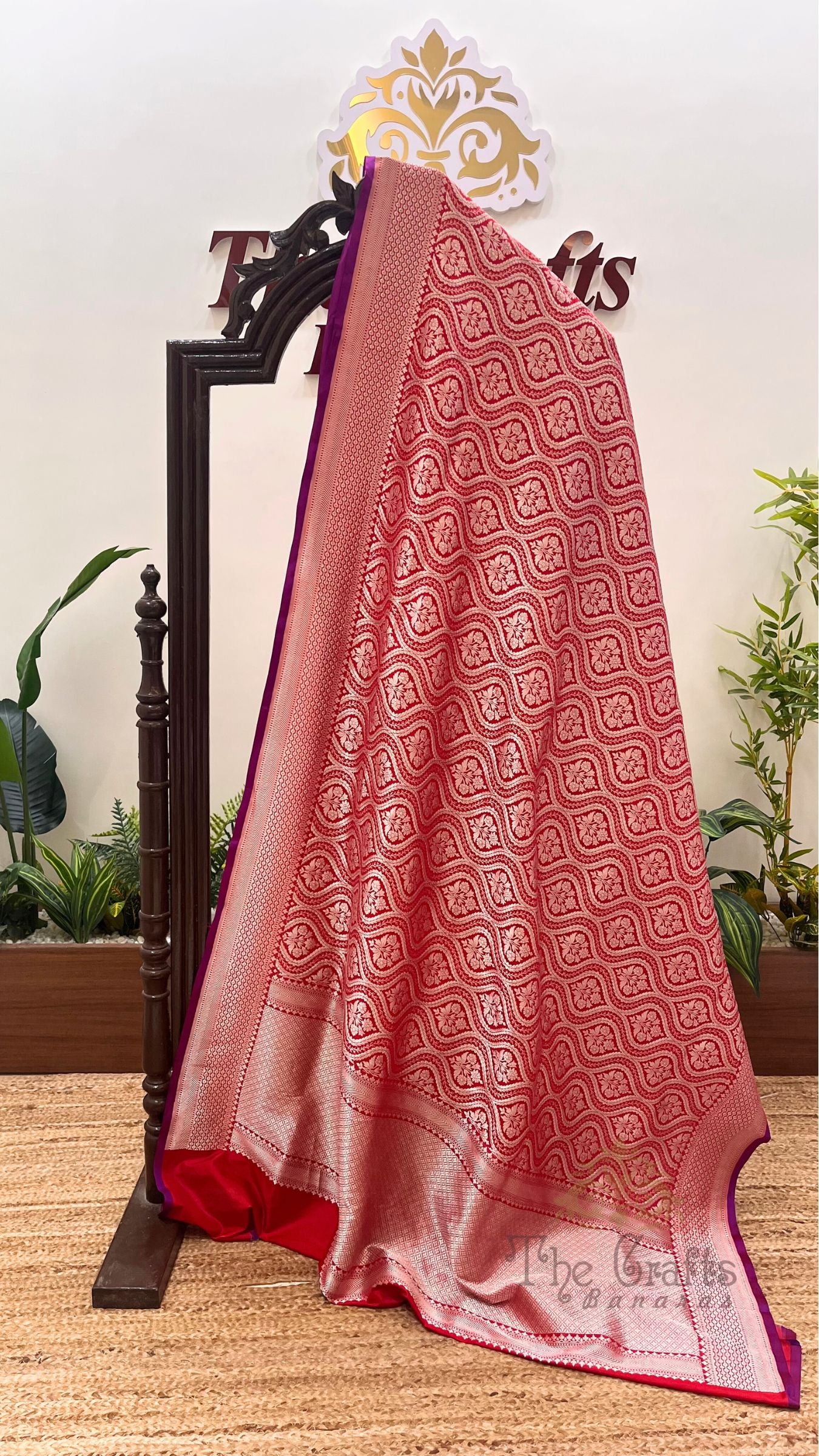 Pure Katan Silk Handloom Banarasi Saree - Tanchui Brocade