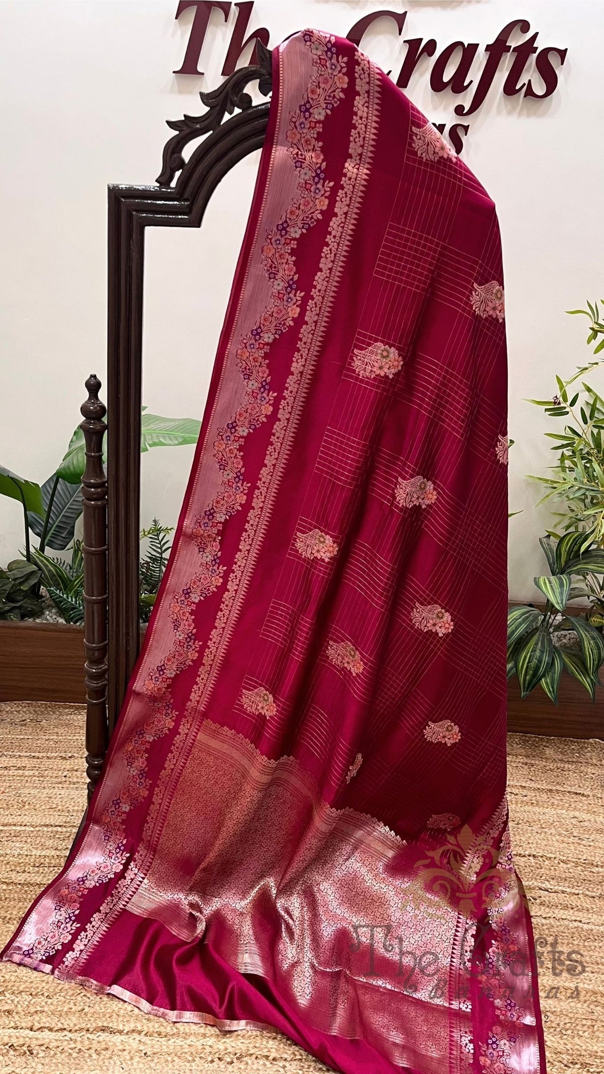 Pure Mango Silk Handloom Banarasi Saree