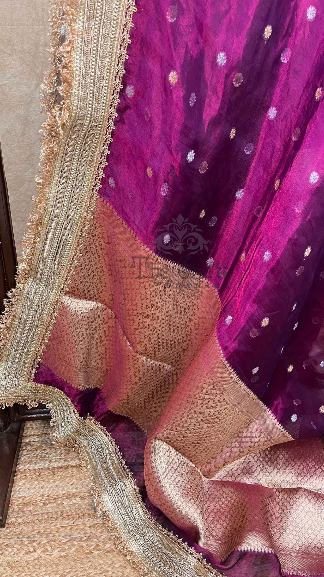Pure Kora Tissue Silk Banarasi Saree