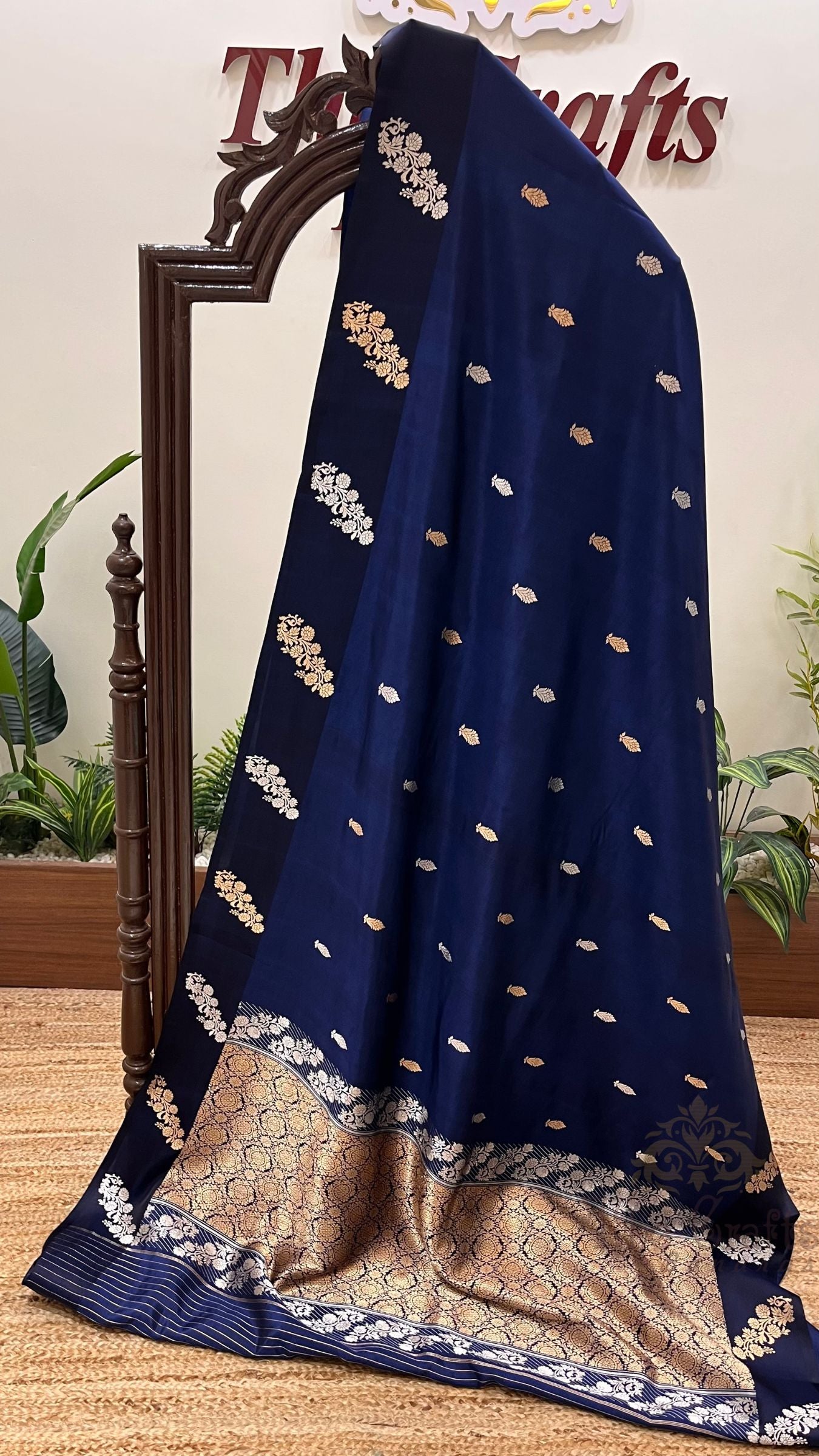 Pure Mango Silk Handloom Banarasi Saree