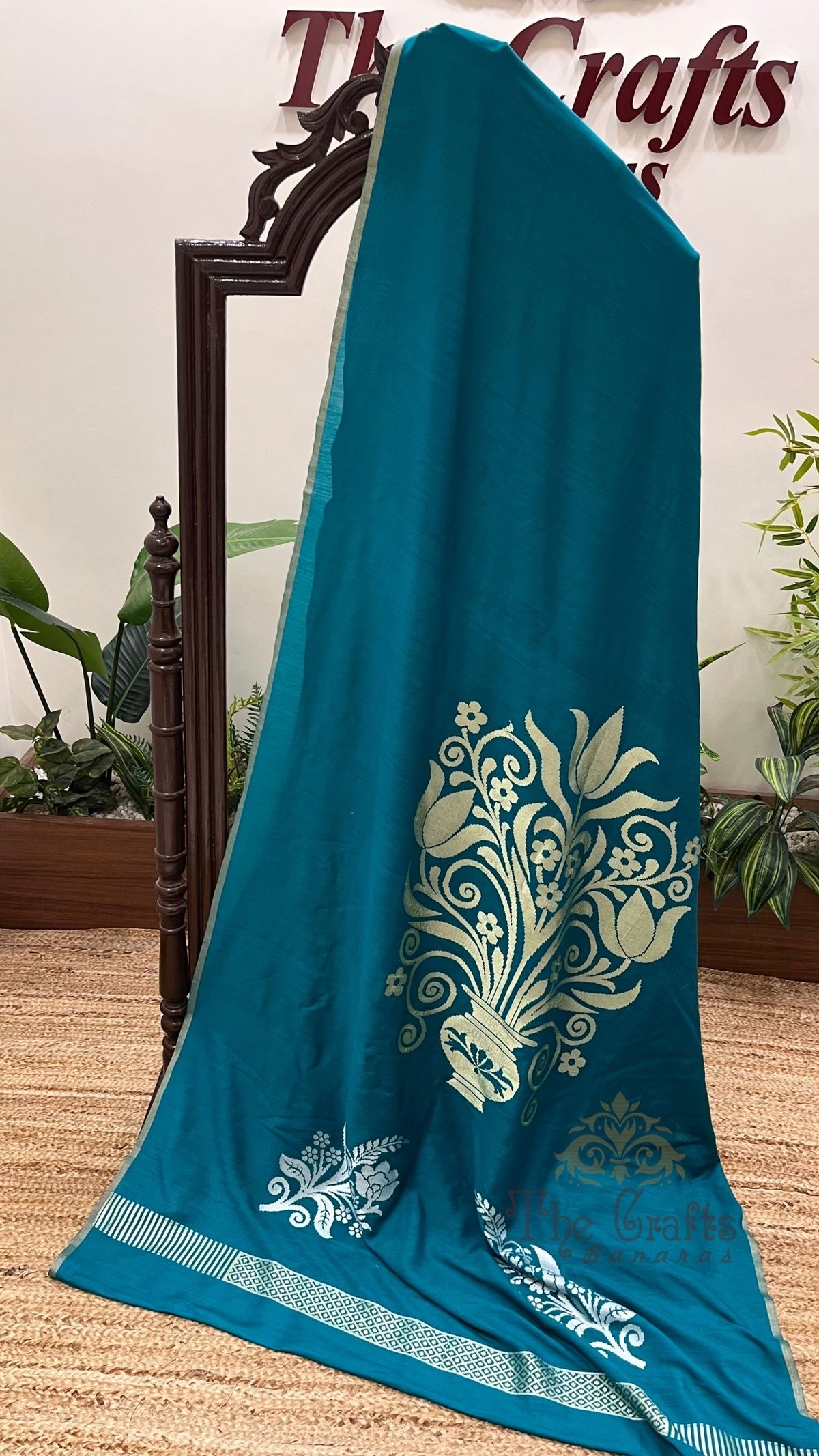 Pure Munga Silk Handloom Banarasi Saree