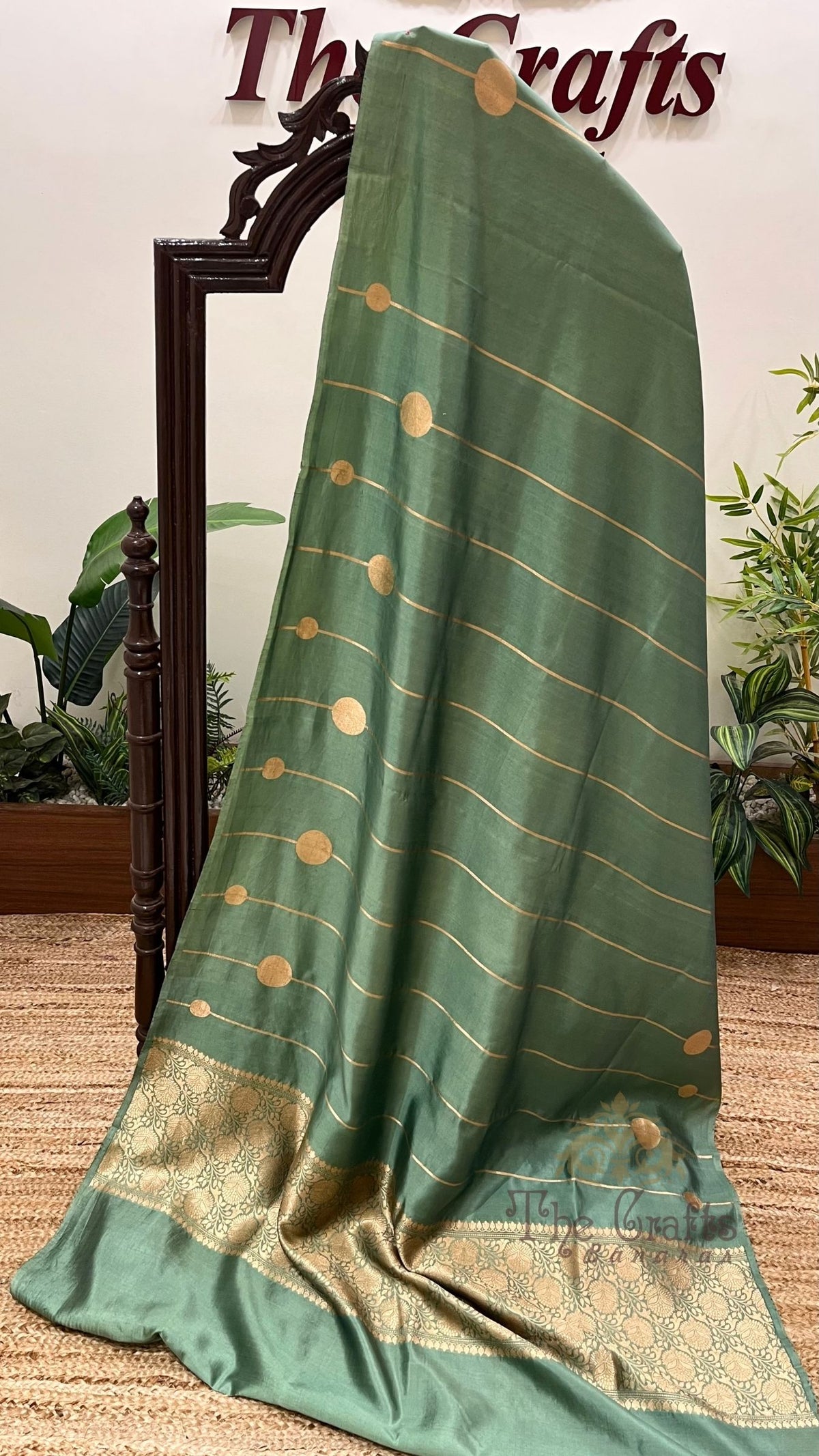 Pure Mango Silk Handloom Banarasi Saree