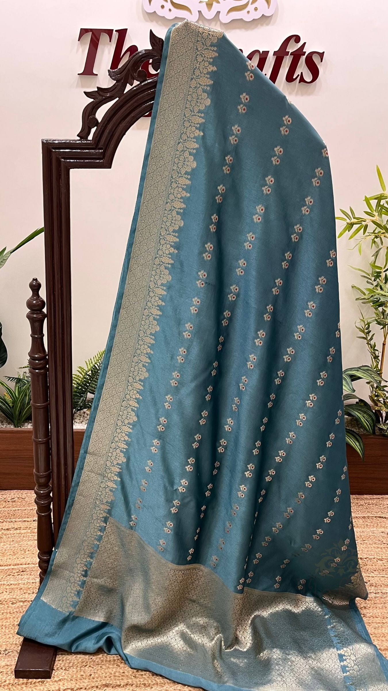 Pure Mango Silk Banarasi Saree