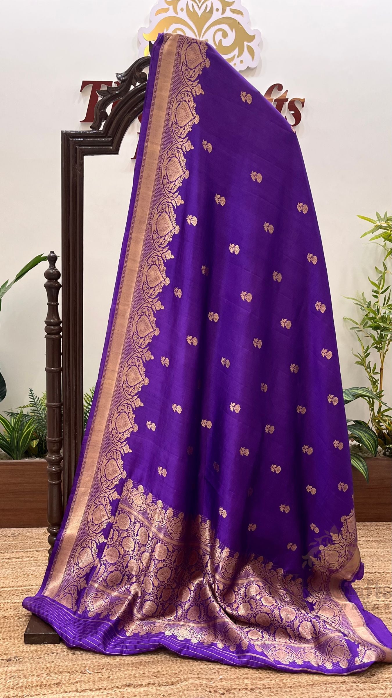 Pure Mango Silk Handloom Banarasi Saree