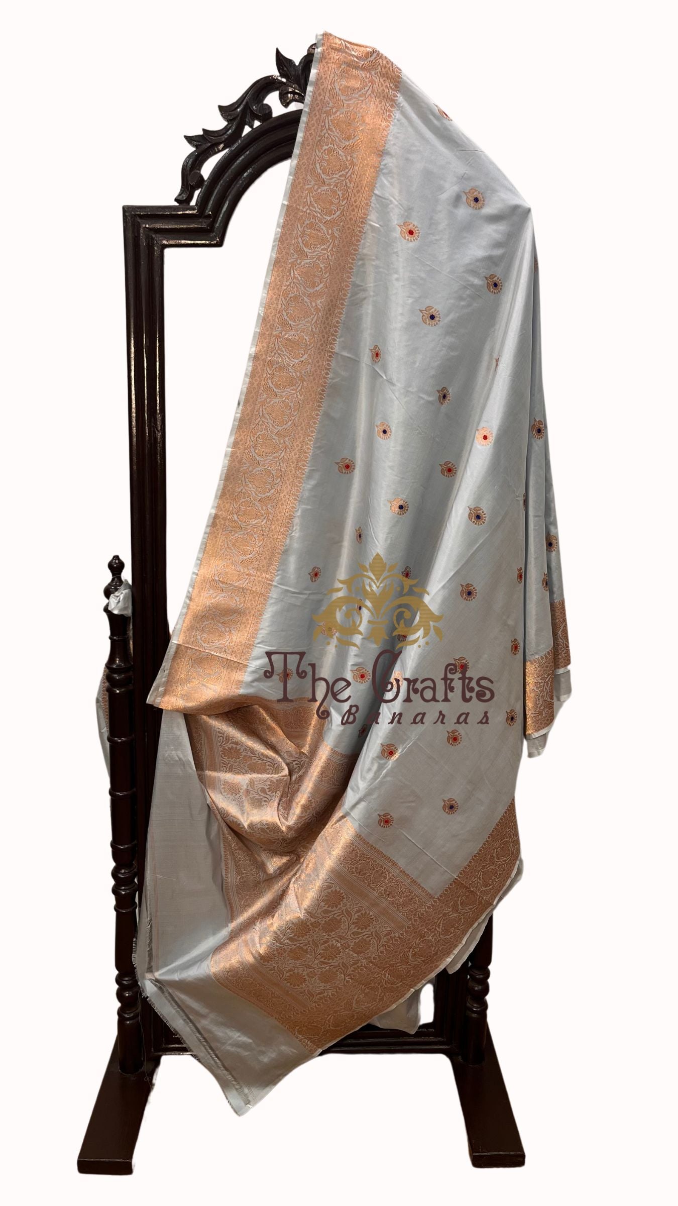 Pure Katan Silk Handloom Banarasi Saree - Kadhua Buti