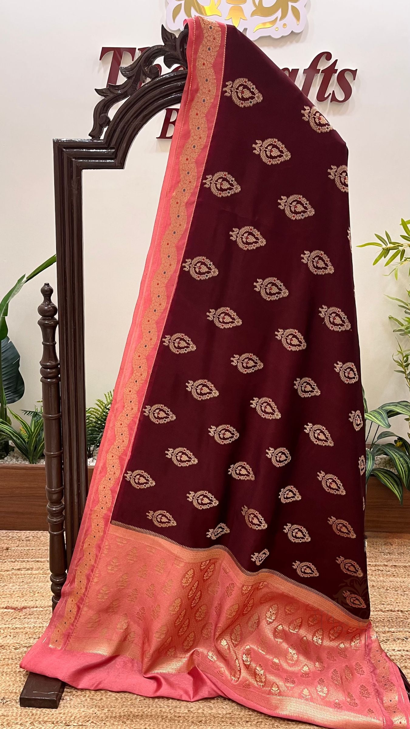 Pure Mango Silk Banarasi Saree