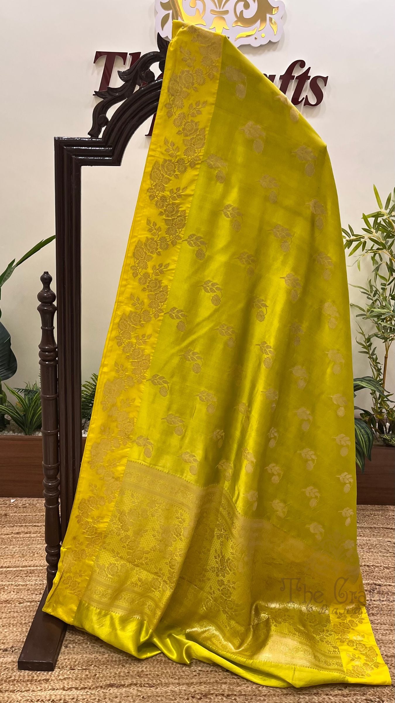 Pure Mango Silk Handloom Banarasi Saree