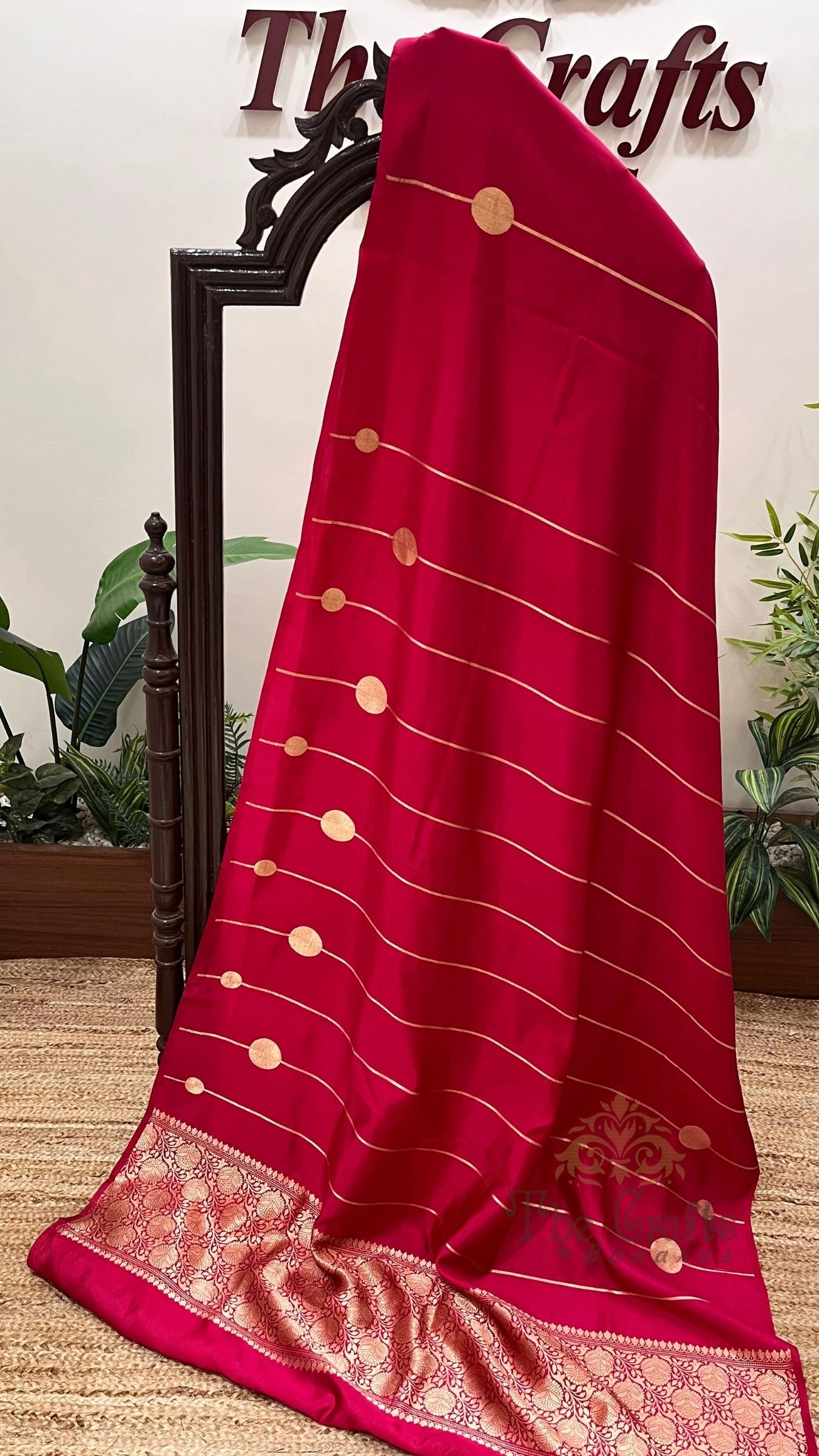 Pure Mango Silk Handloom Banarasi Saree